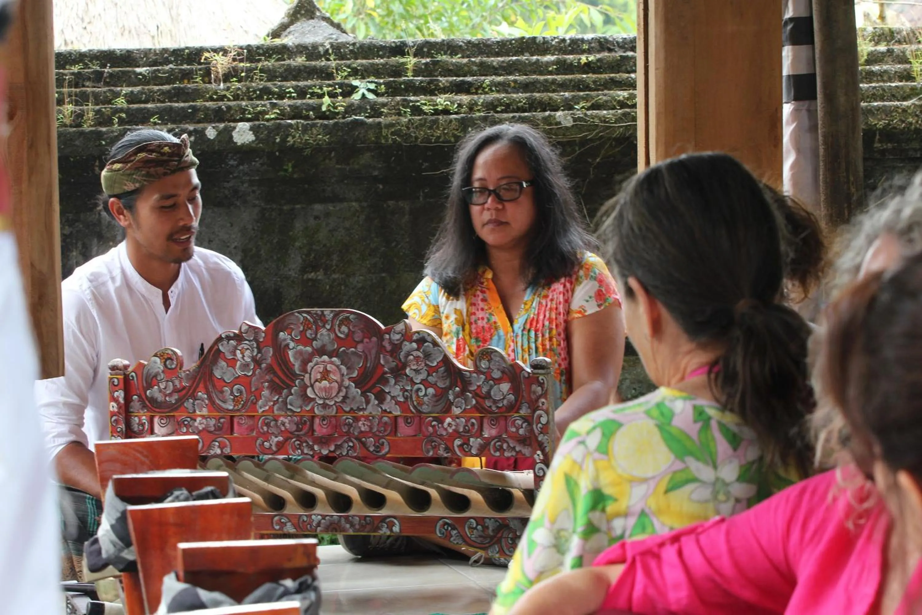 group of guests in Swaha Retreat & Eco Park Ubud