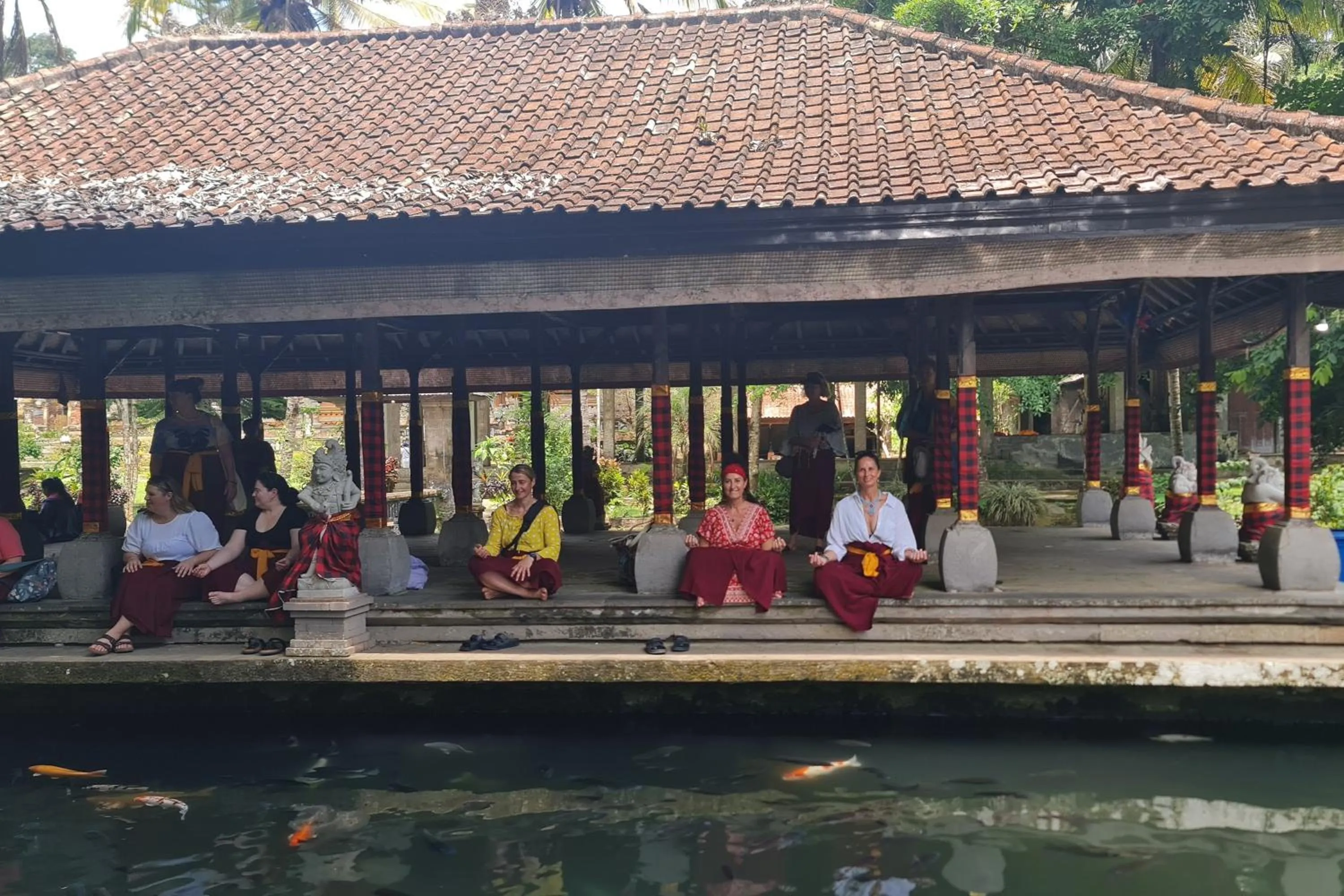 group of guests in Swaha Retreat & Eco Park Ubud