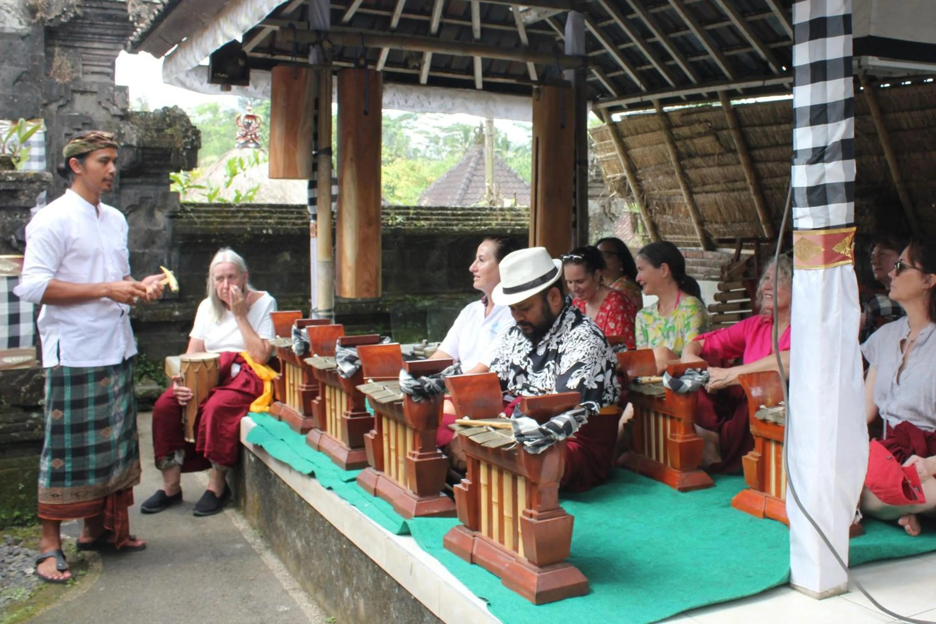 group of guests in Swaha Retreat & Eco Park Ubud