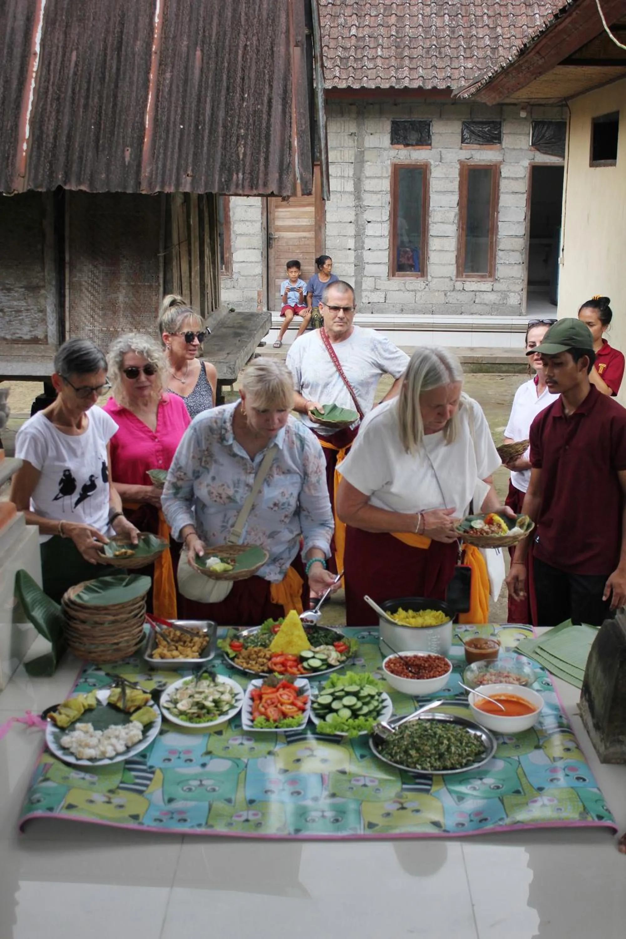 group of guests in Swaha Retreat & Eco Park Ubud