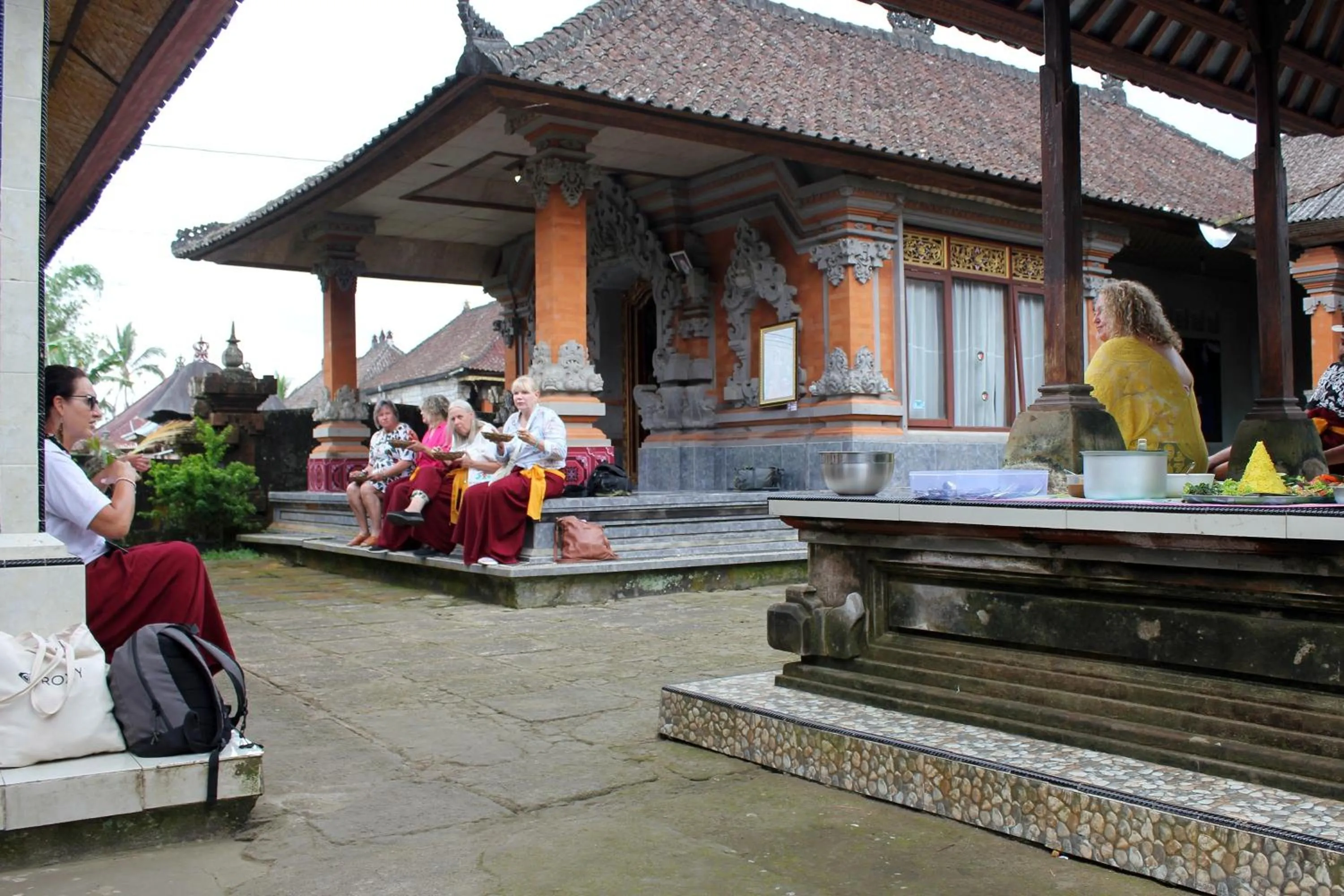 group of guests in Swaha Retreat & Eco Park Ubud