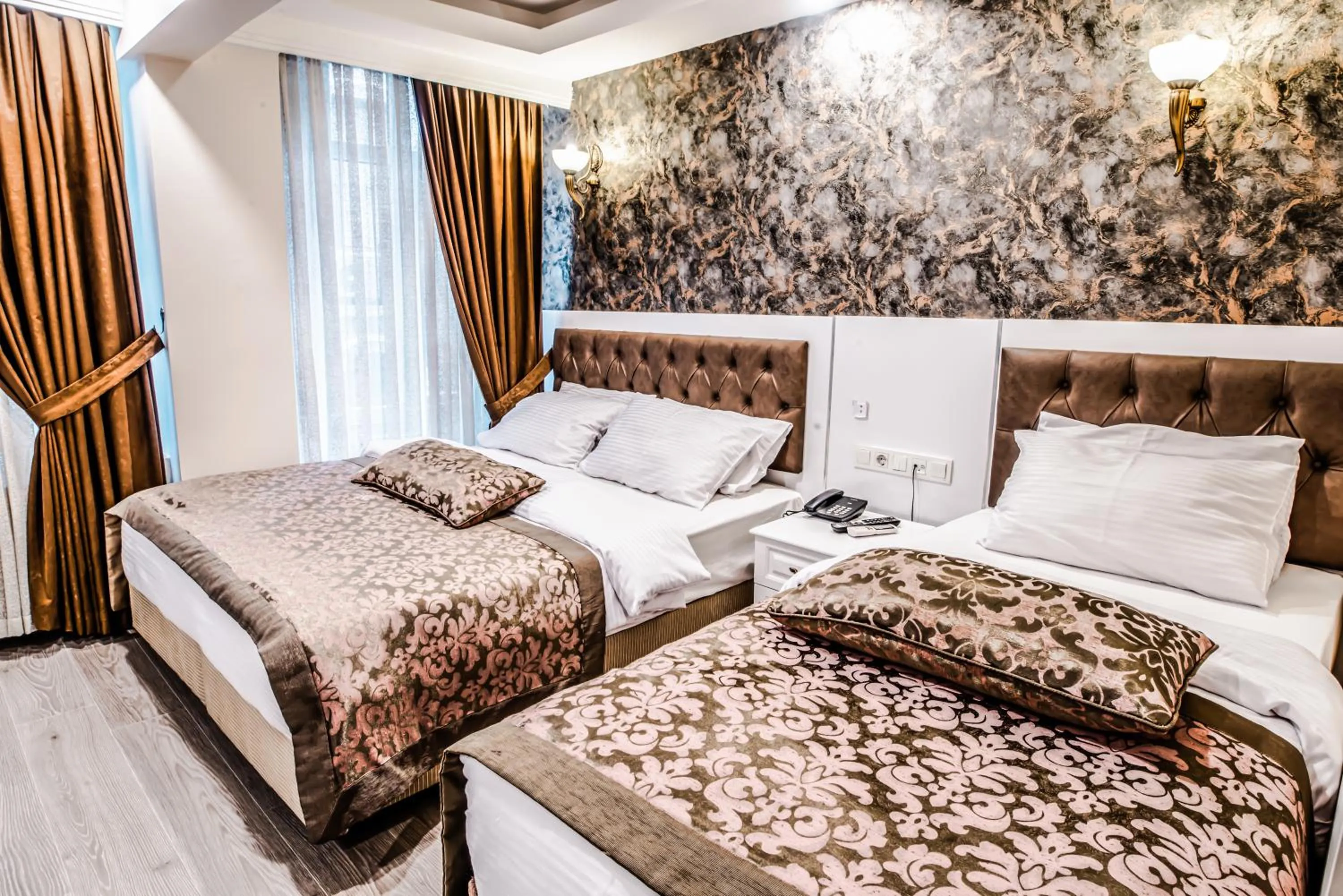 Bed in Lazz City Hotel