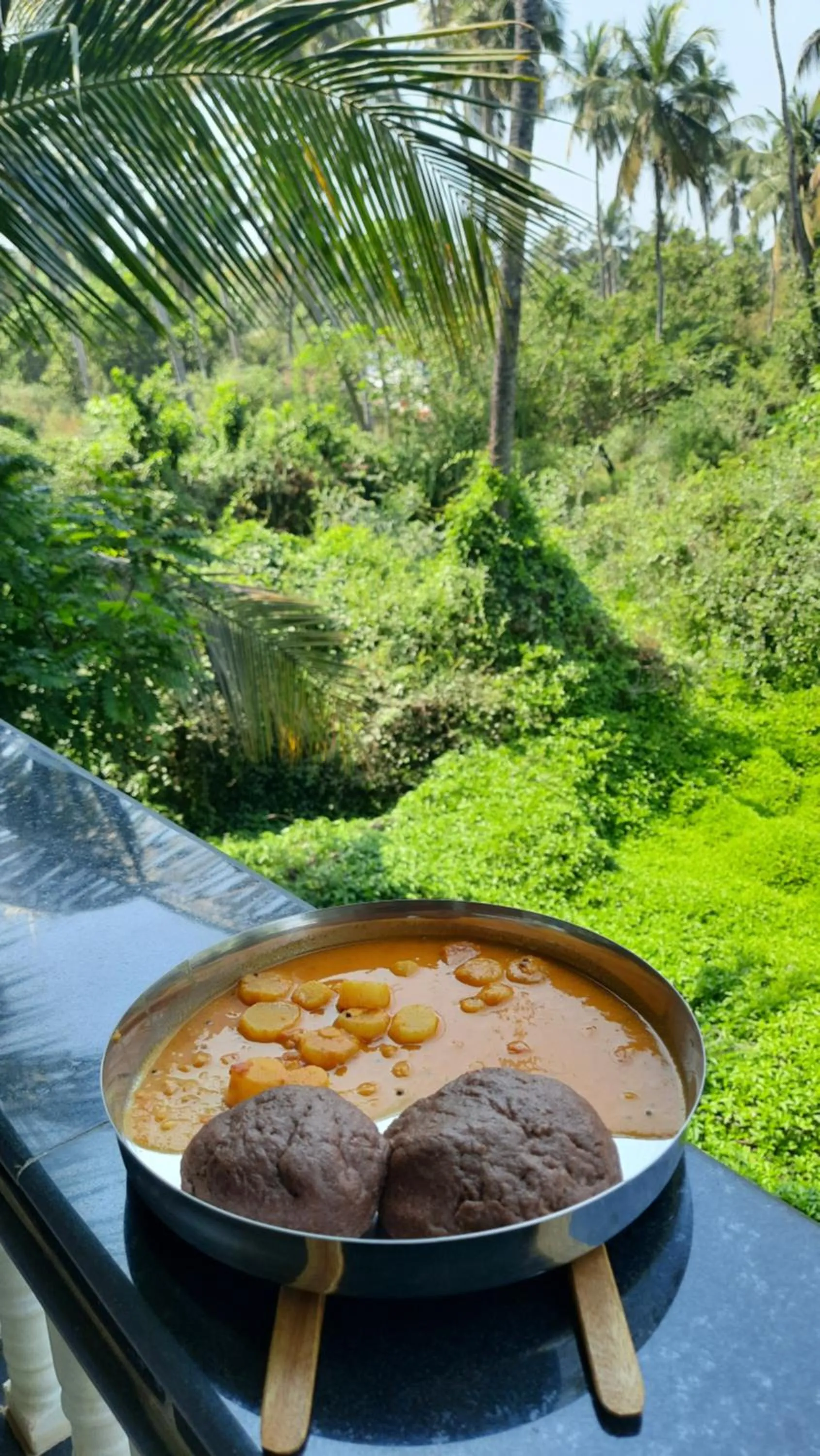 Food in Tropical Wave Hostel Morjim Goa