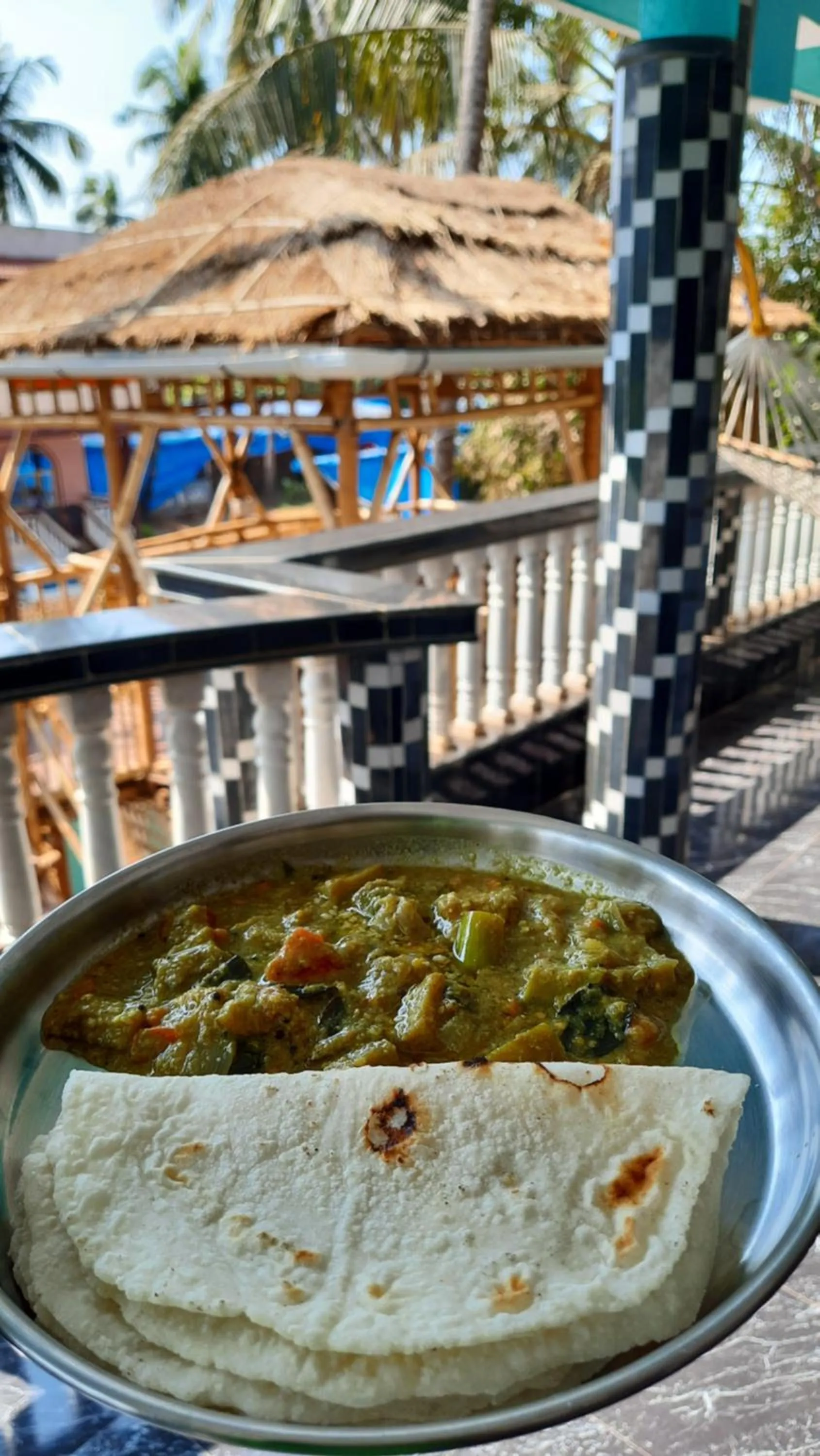 Food in Tropical Wave Hostel Morjim Goa