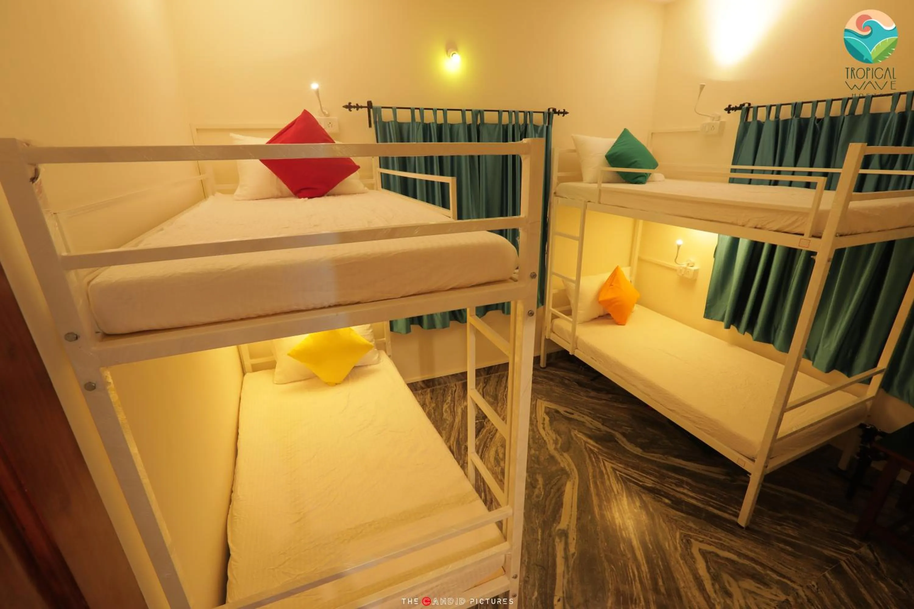 bunk bed, Bed in Tropical Wave Hostel Morjim Goa