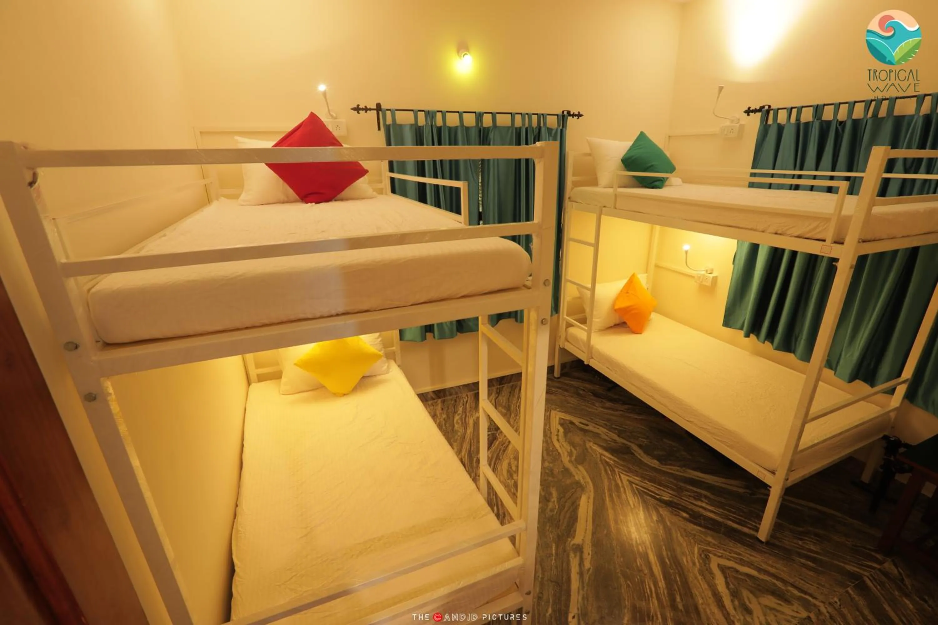 bunk bed, Bed in Tropical Wave Hostel Morjim Goa