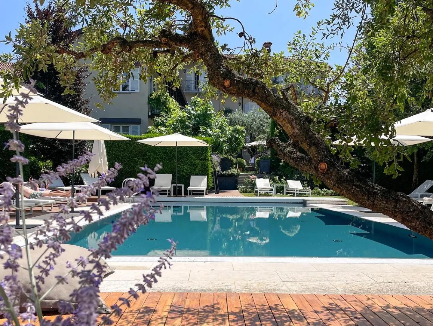 Swimming pool in Corte Gondina Boutique Hotel