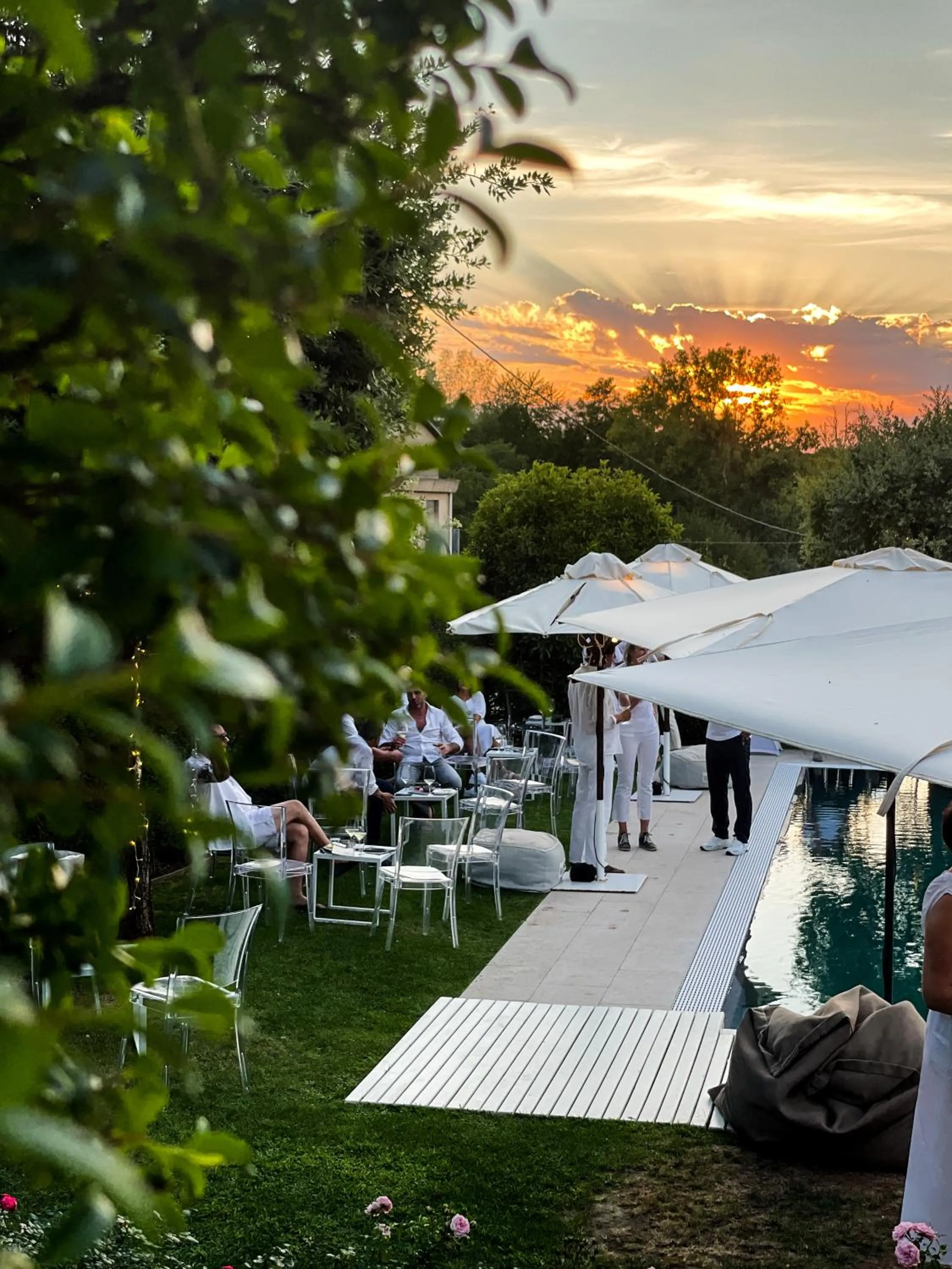 Swimming pool in Corte Gondina Boutique Hotel