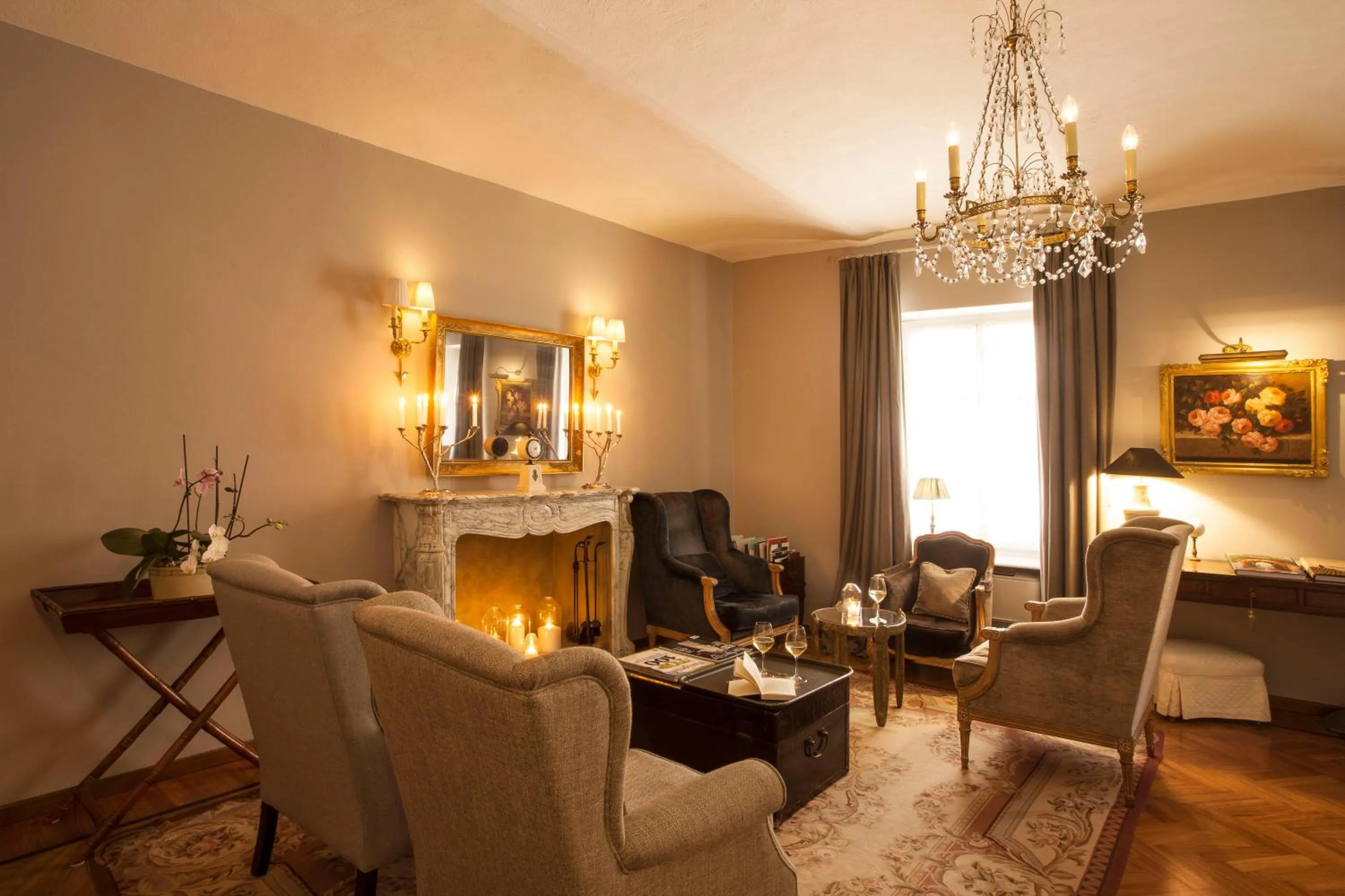 Living room in Corte Gondina Boutique Hotel