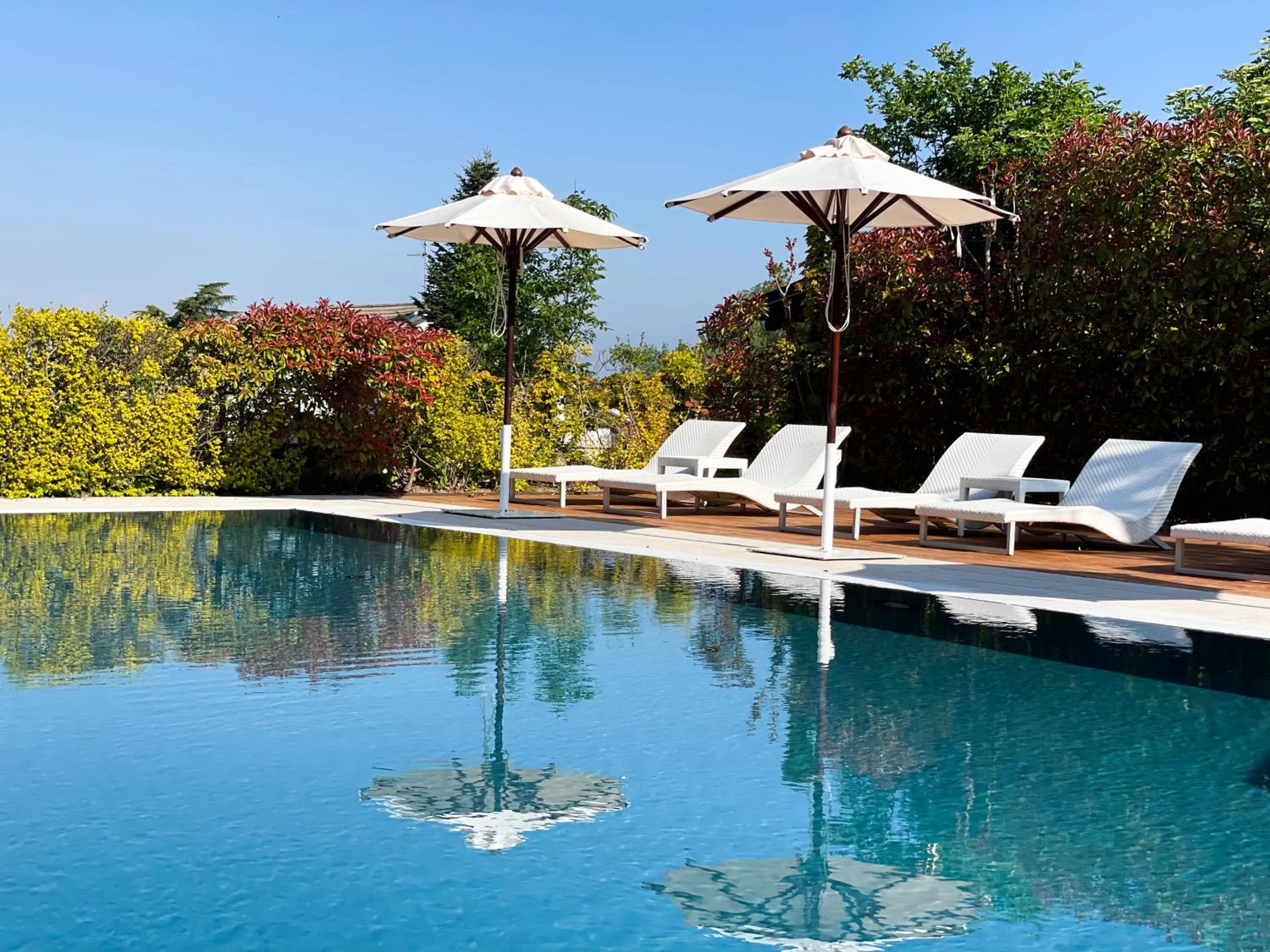 Swimming pool in Corte Gondina Boutique Hotel