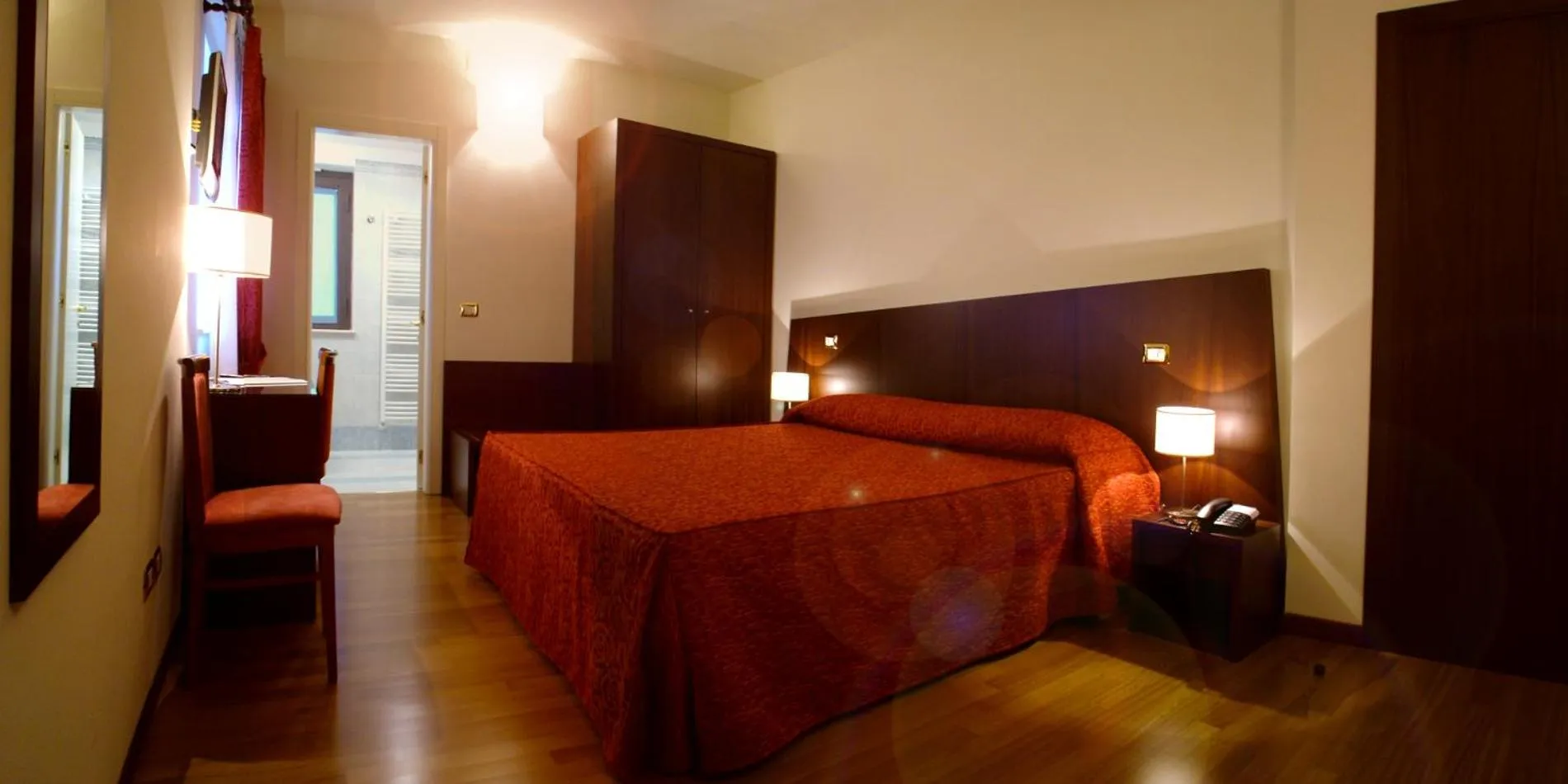 Decorative detail, Bed in Hotel Ristorante Il Gambero