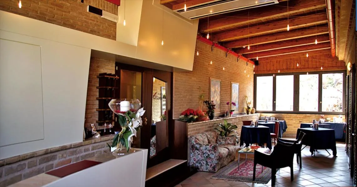 Lobby or reception in Hotel Ristorante Il Gambero