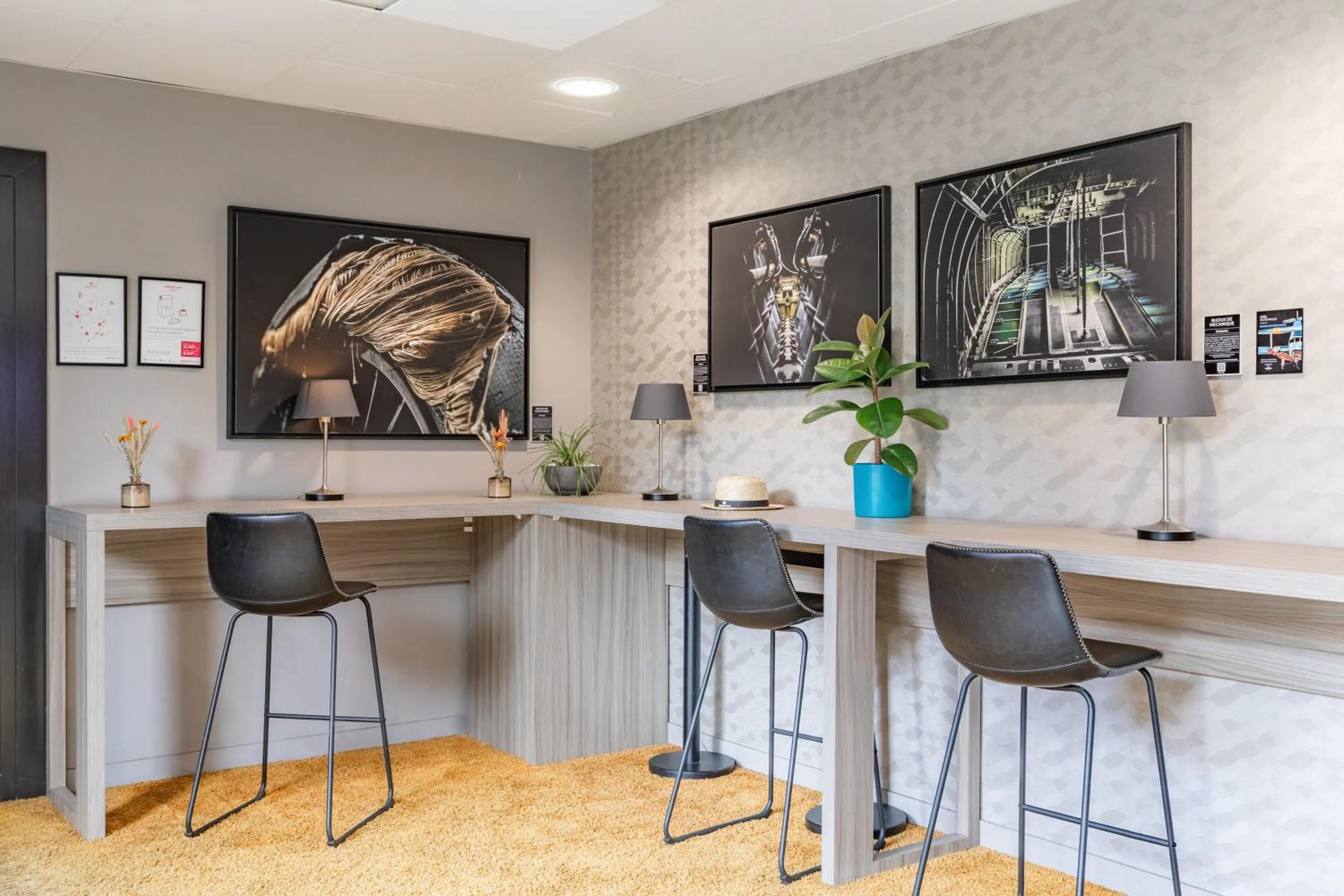 Seating area in Appart’City Confort Le Bourget - Aéroport