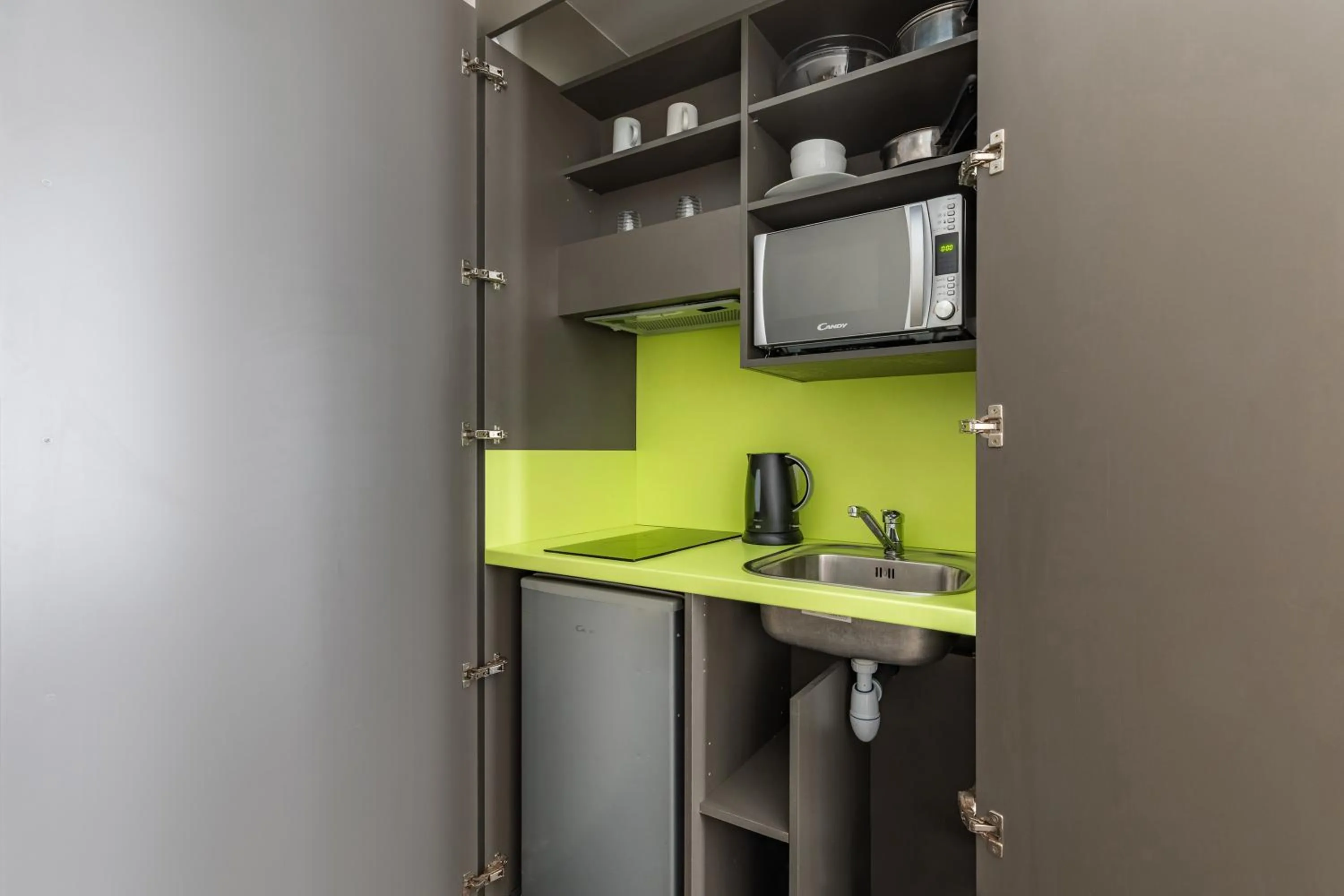 Coffee/tea facilities in Appart’City Confort Le Bourget - Aéroport