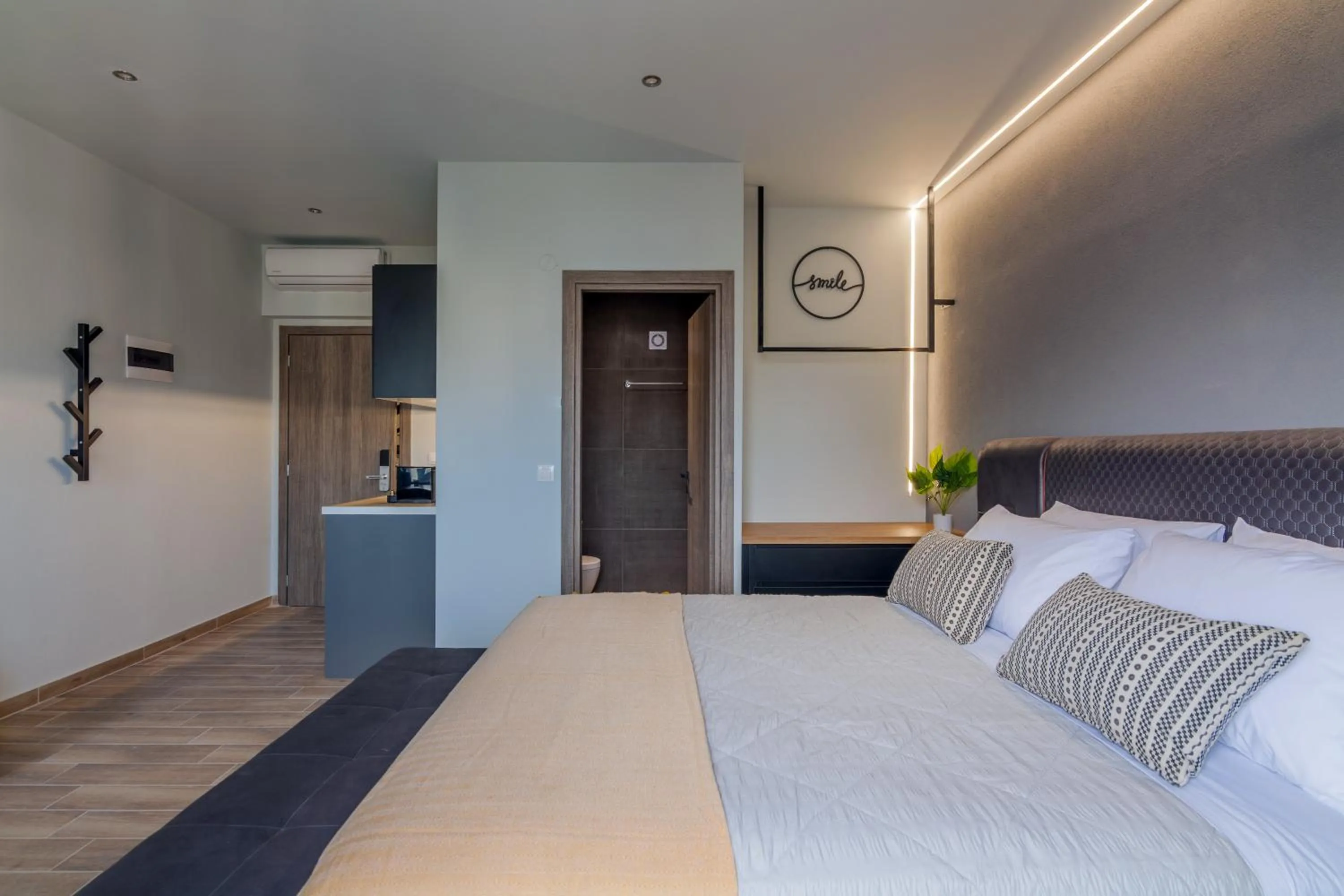 Bed in Raise Kornarou City Stay