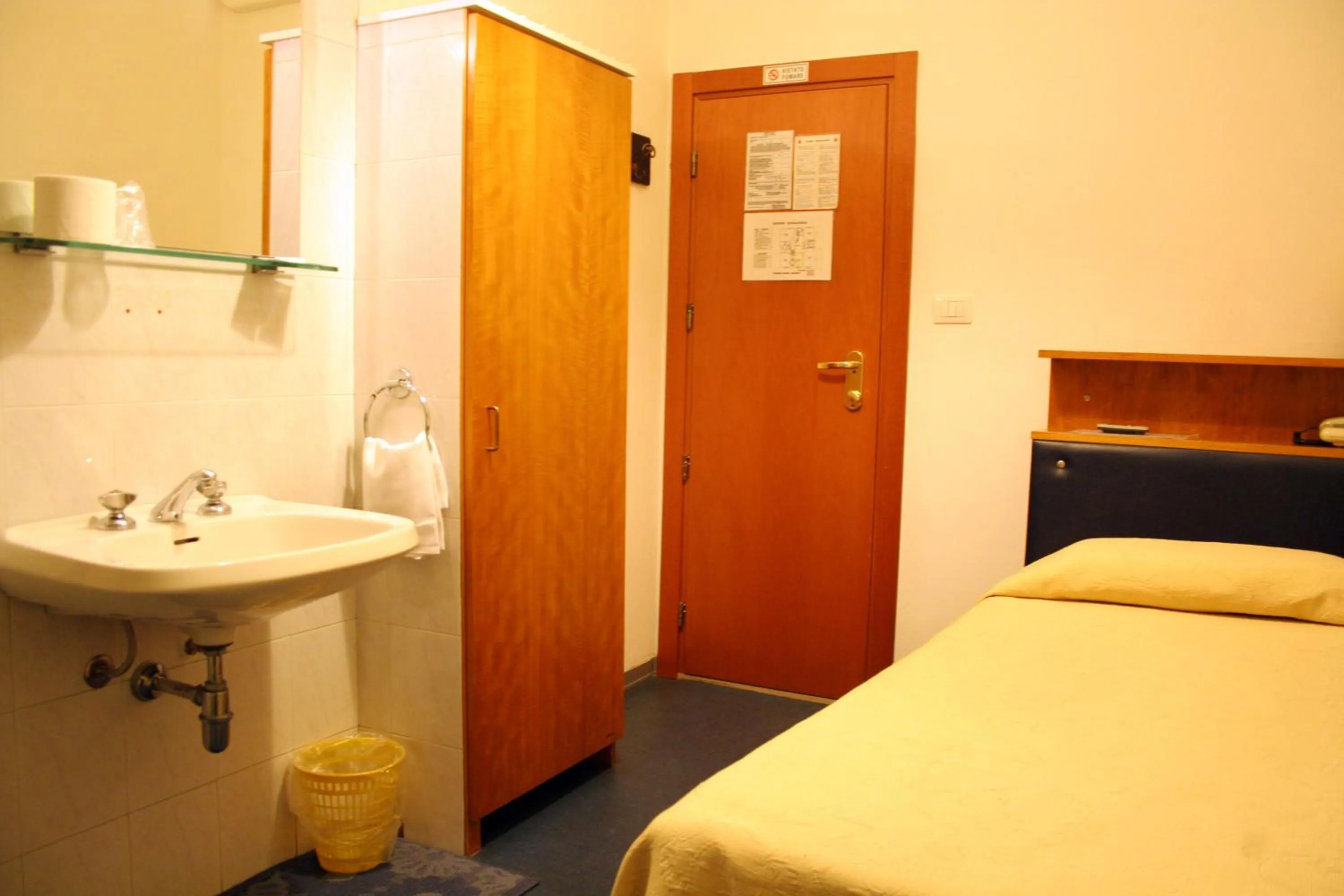 Decorative detail, Bed in Hotel Romagna