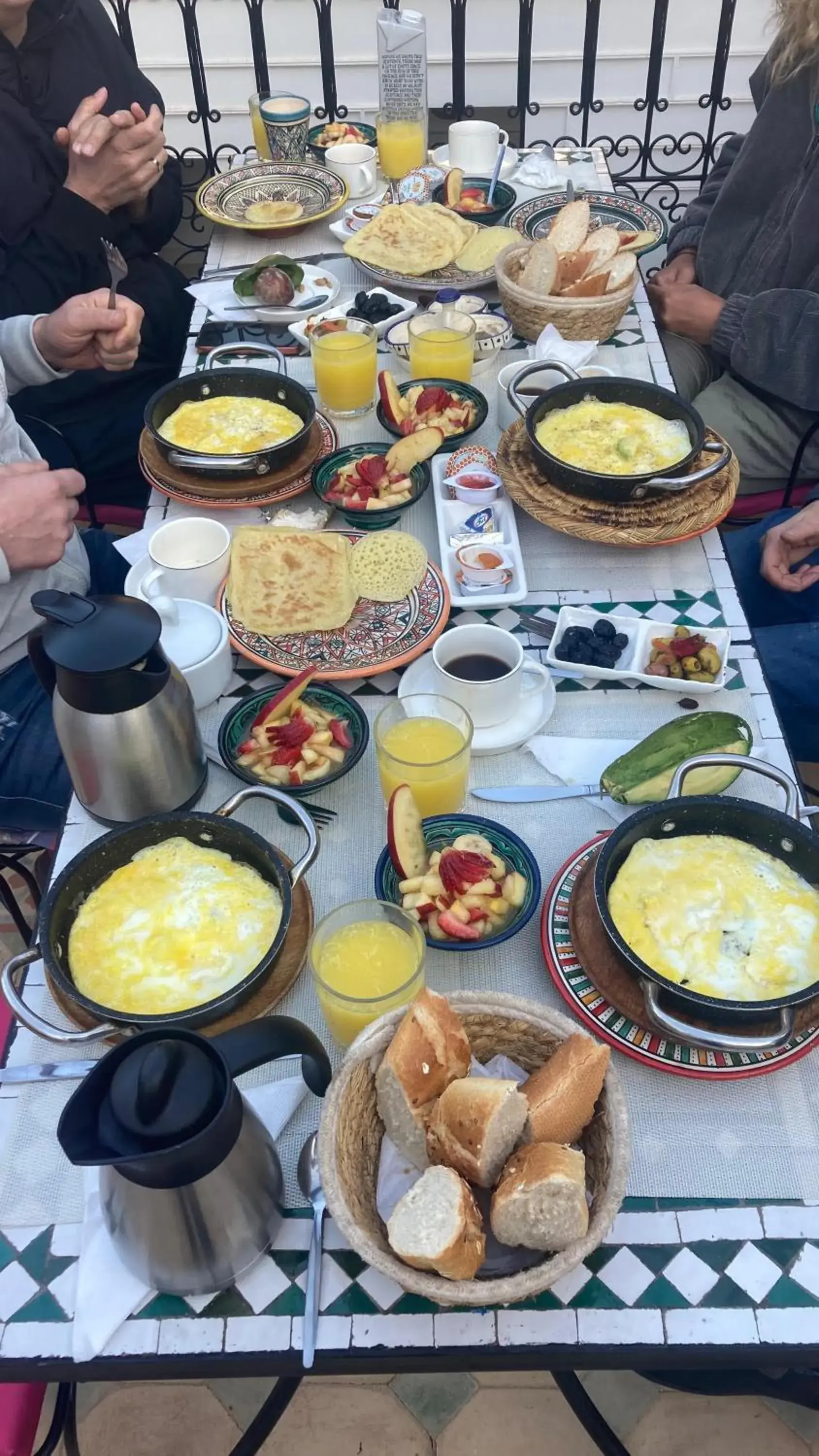 Breakfast in Riad Magnolia&SPA Breakfast in Riad Magnolia&SPA