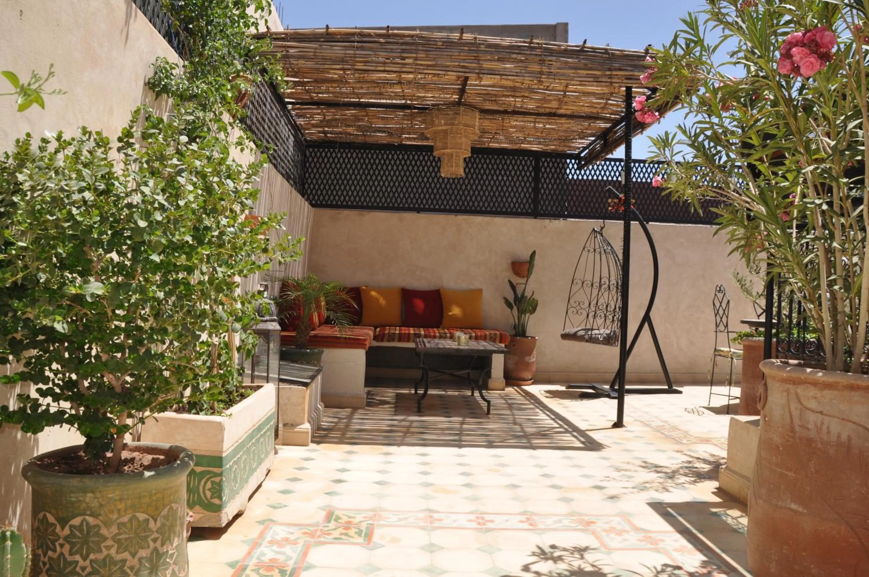 Garden view in Riad Magnolia&SPA