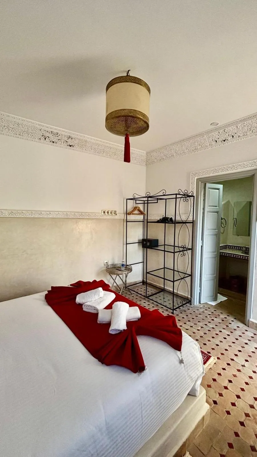 View (from property/room), Bed in Riad Magnolia&SPA