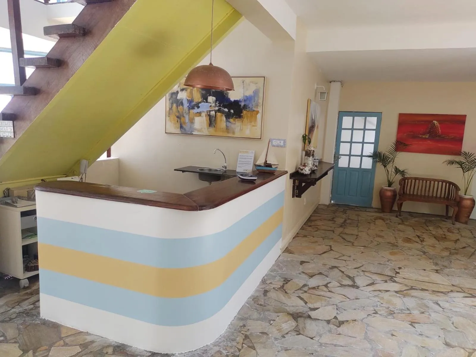 Lobby or reception in Pousada Mar de Geribá