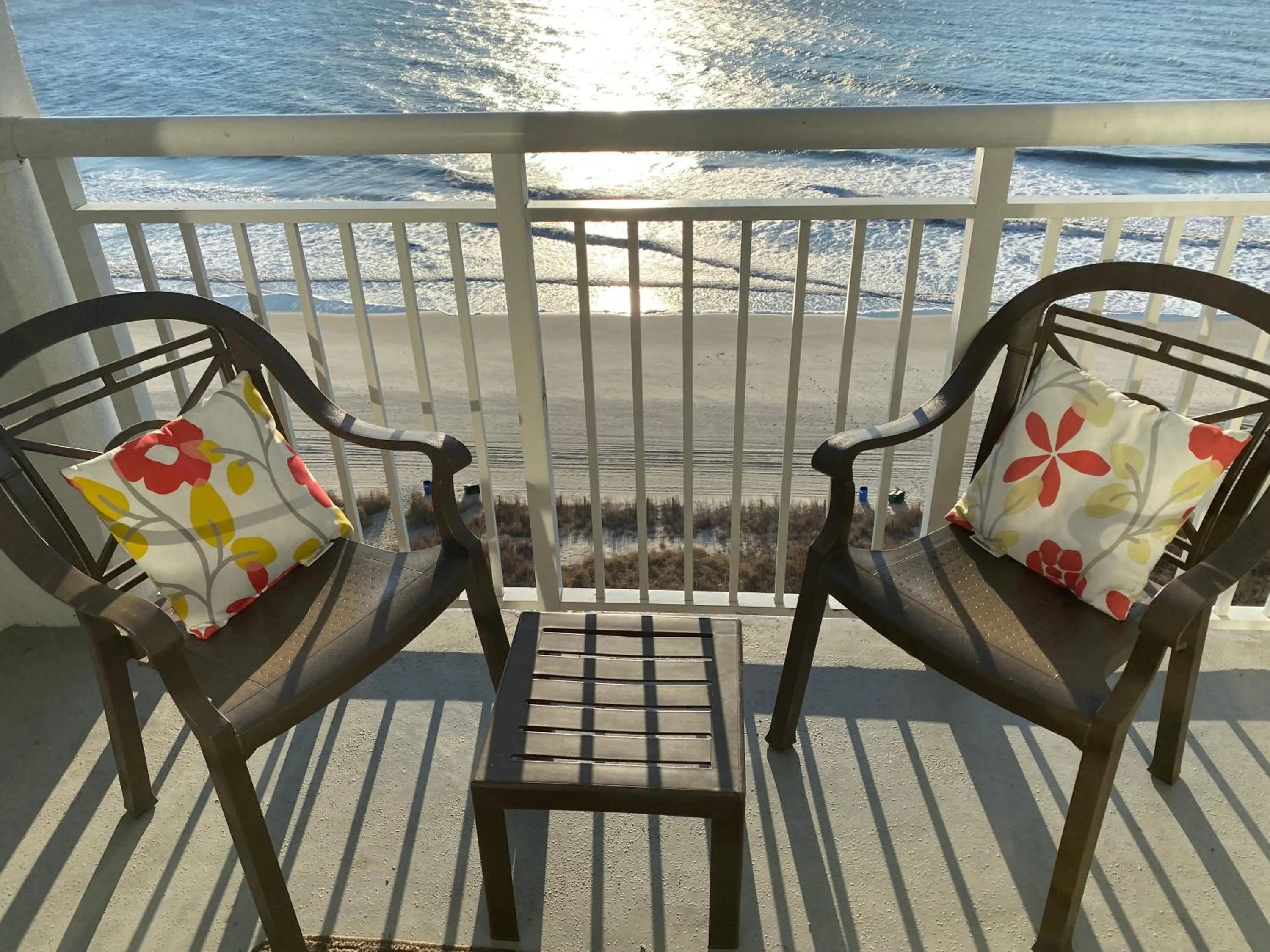 Balcony/Terrace in Camelot By The Sea Ocean Front Condo