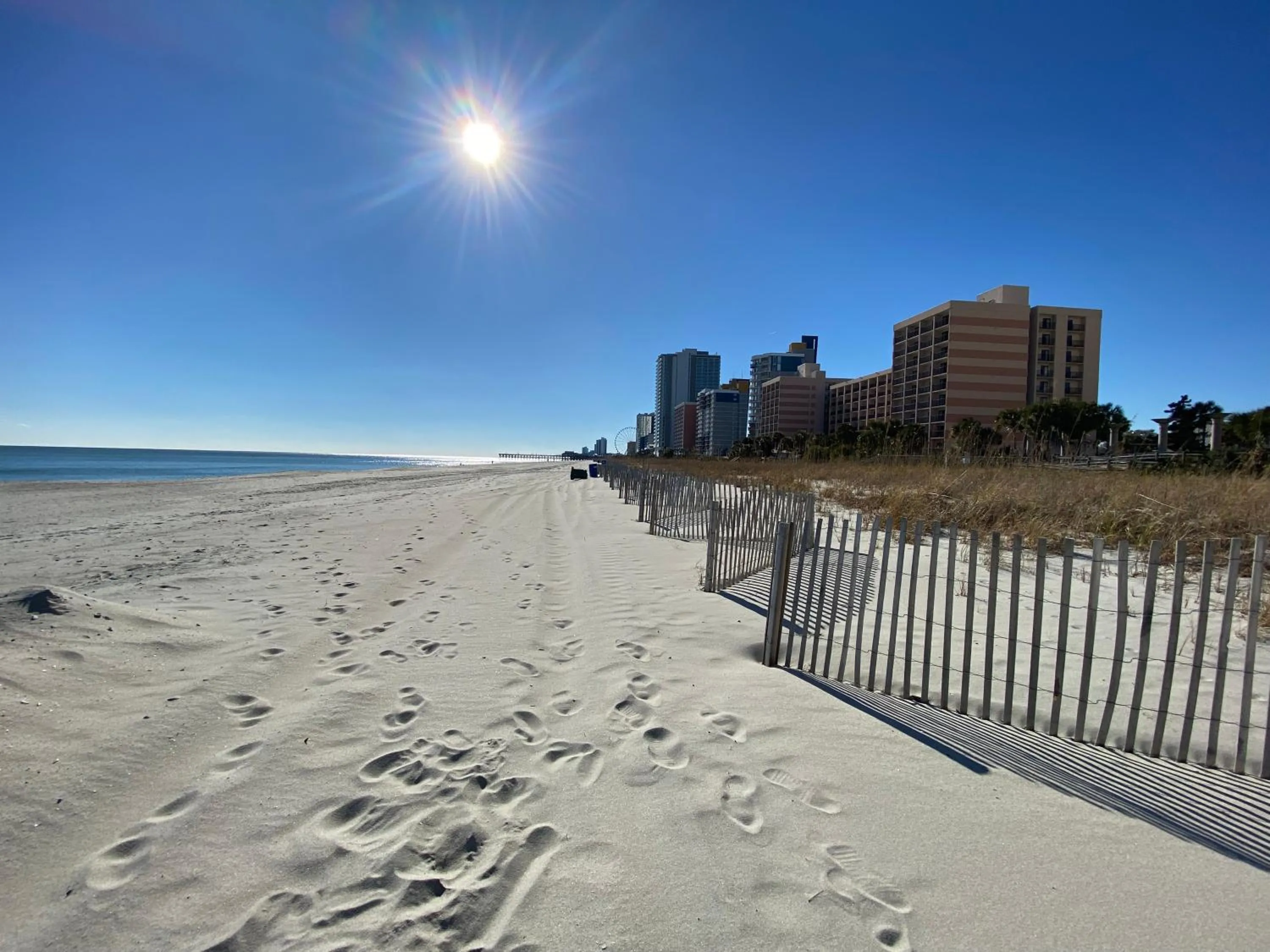 Beach in Camelot By The Sea Ocean Front Condo