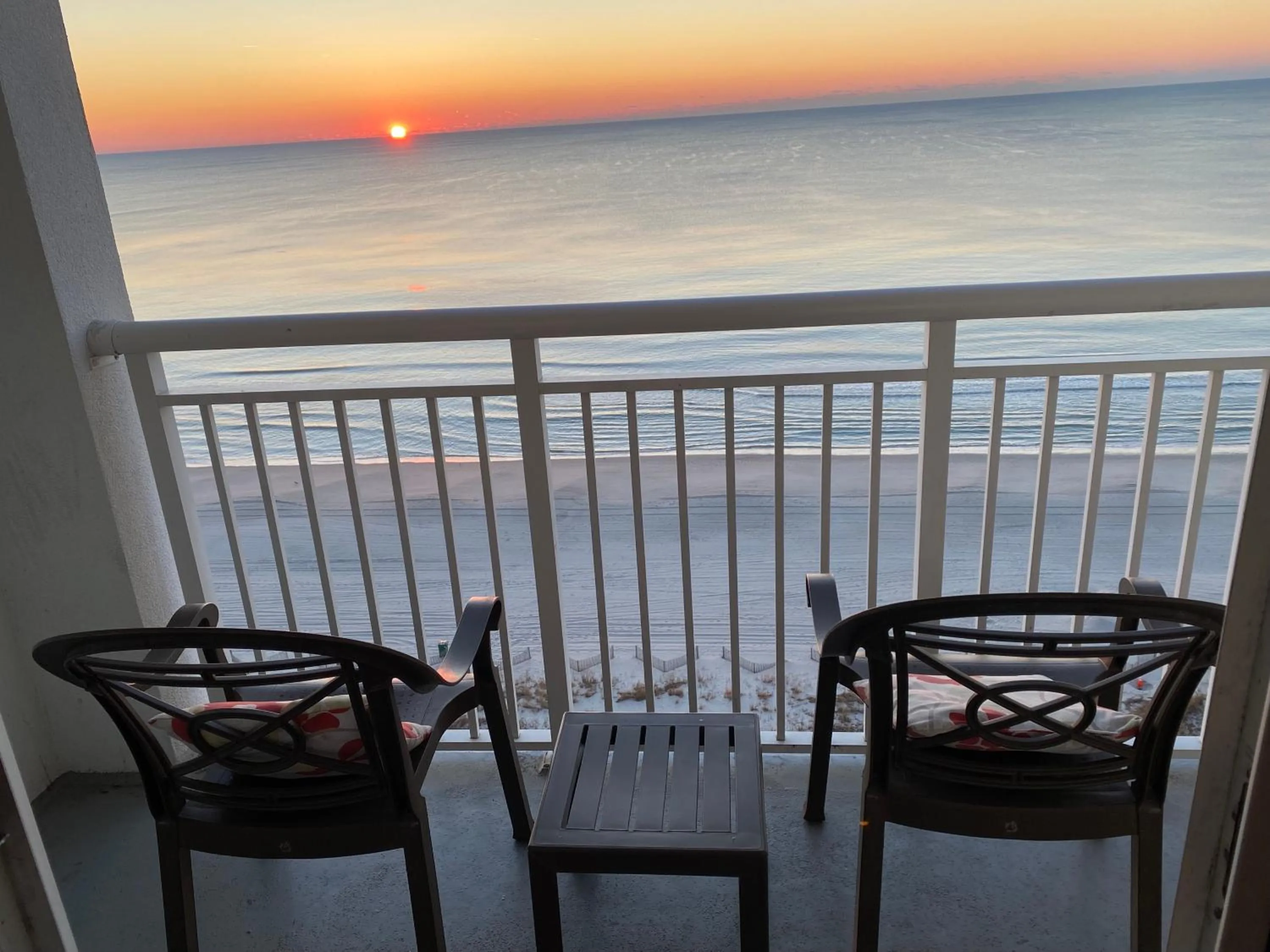 Balcony/Terrace in Camelot By The Sea Ocean Front Condo