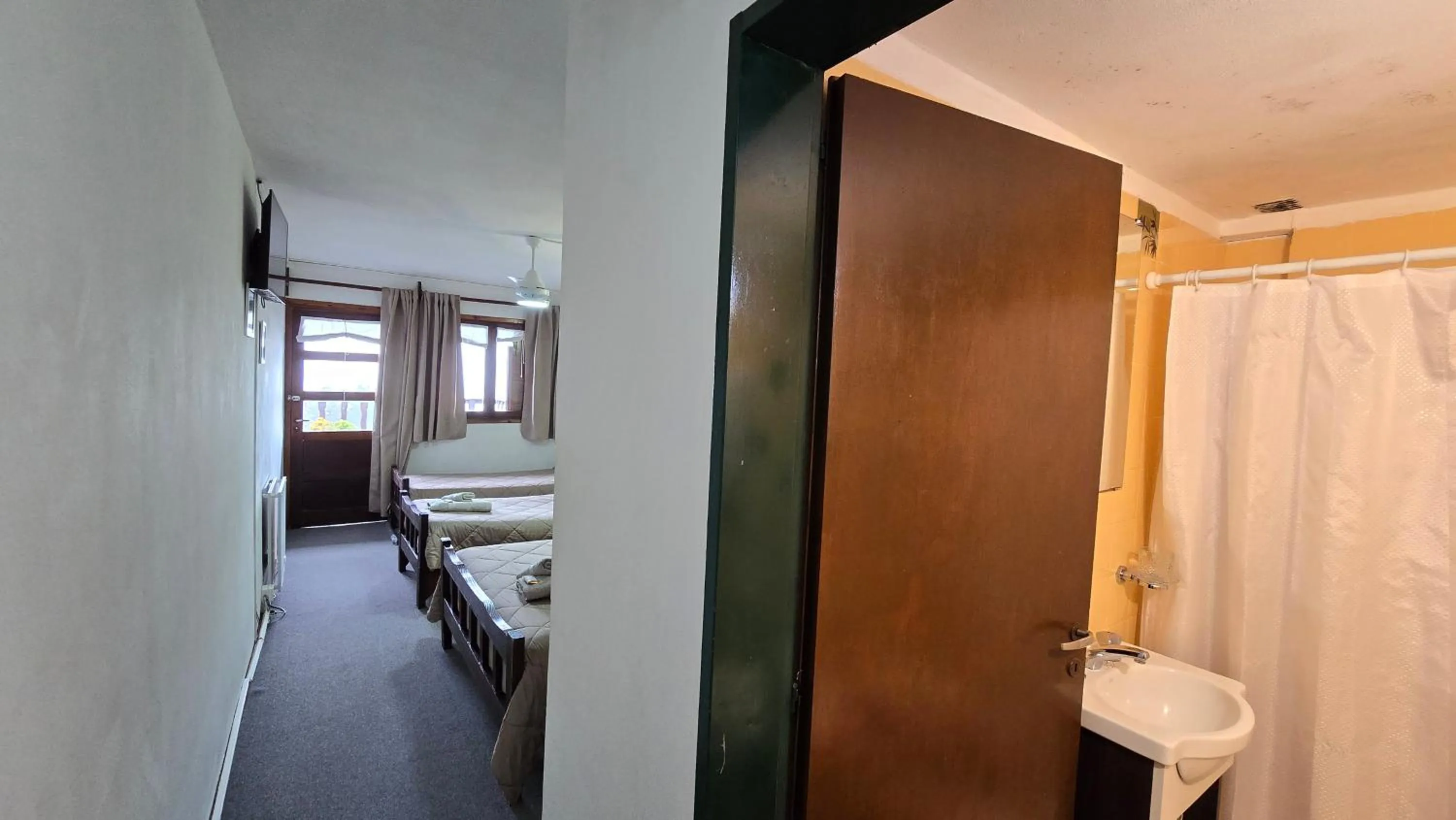 Toilet, Bed in Hotel Panorama