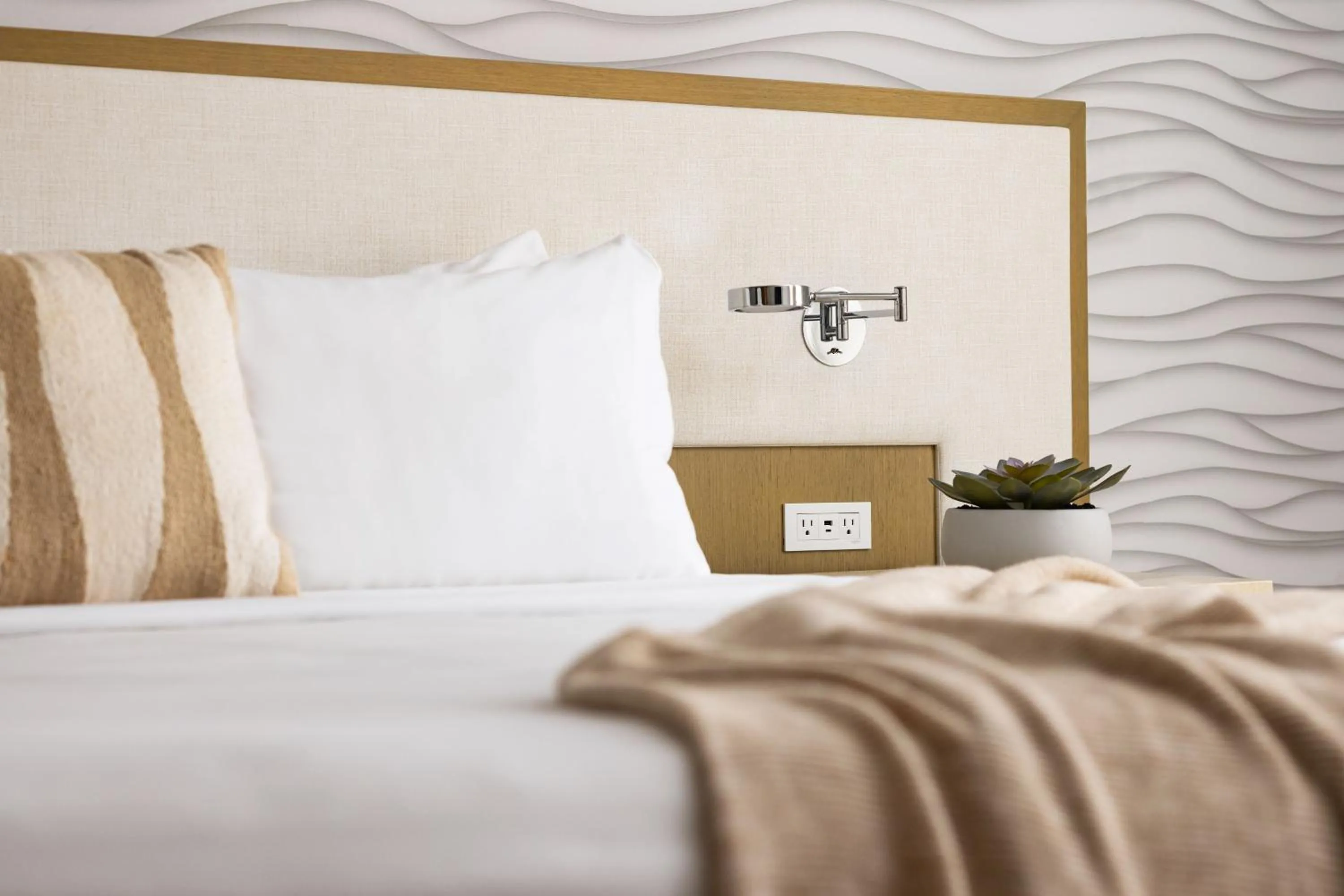 Decorative detail, Bed in The Hotel Zamora