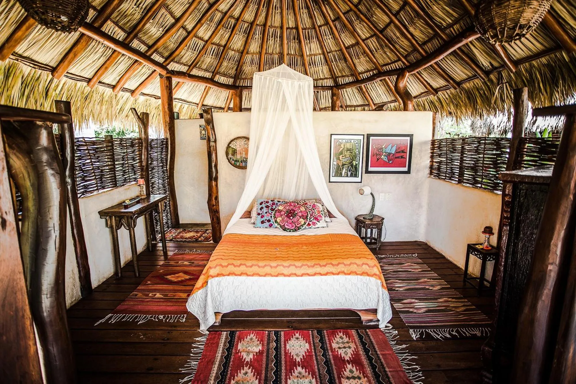 Bed in Present Moment Retreat