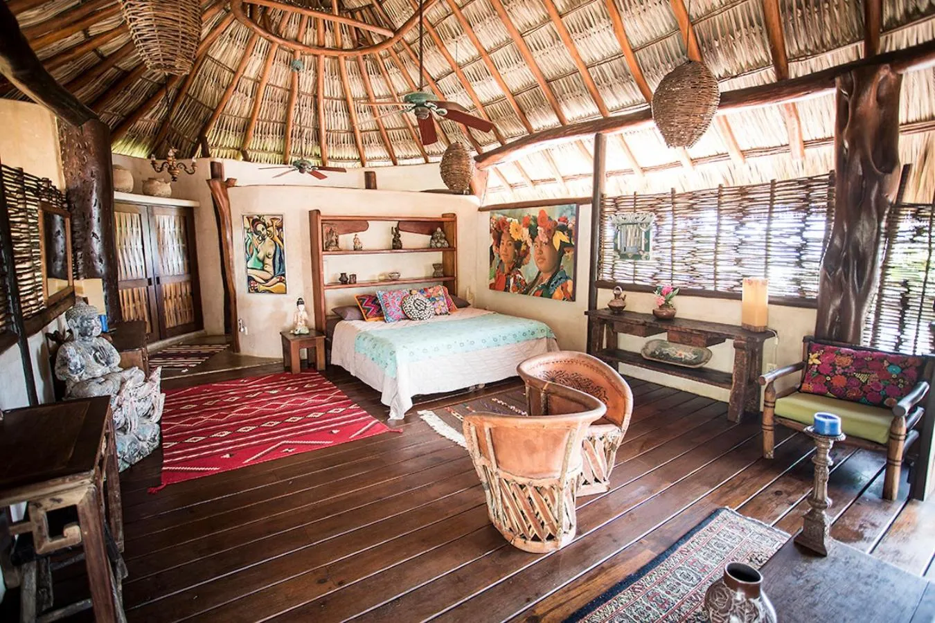 Bed in Present Moment Retreat