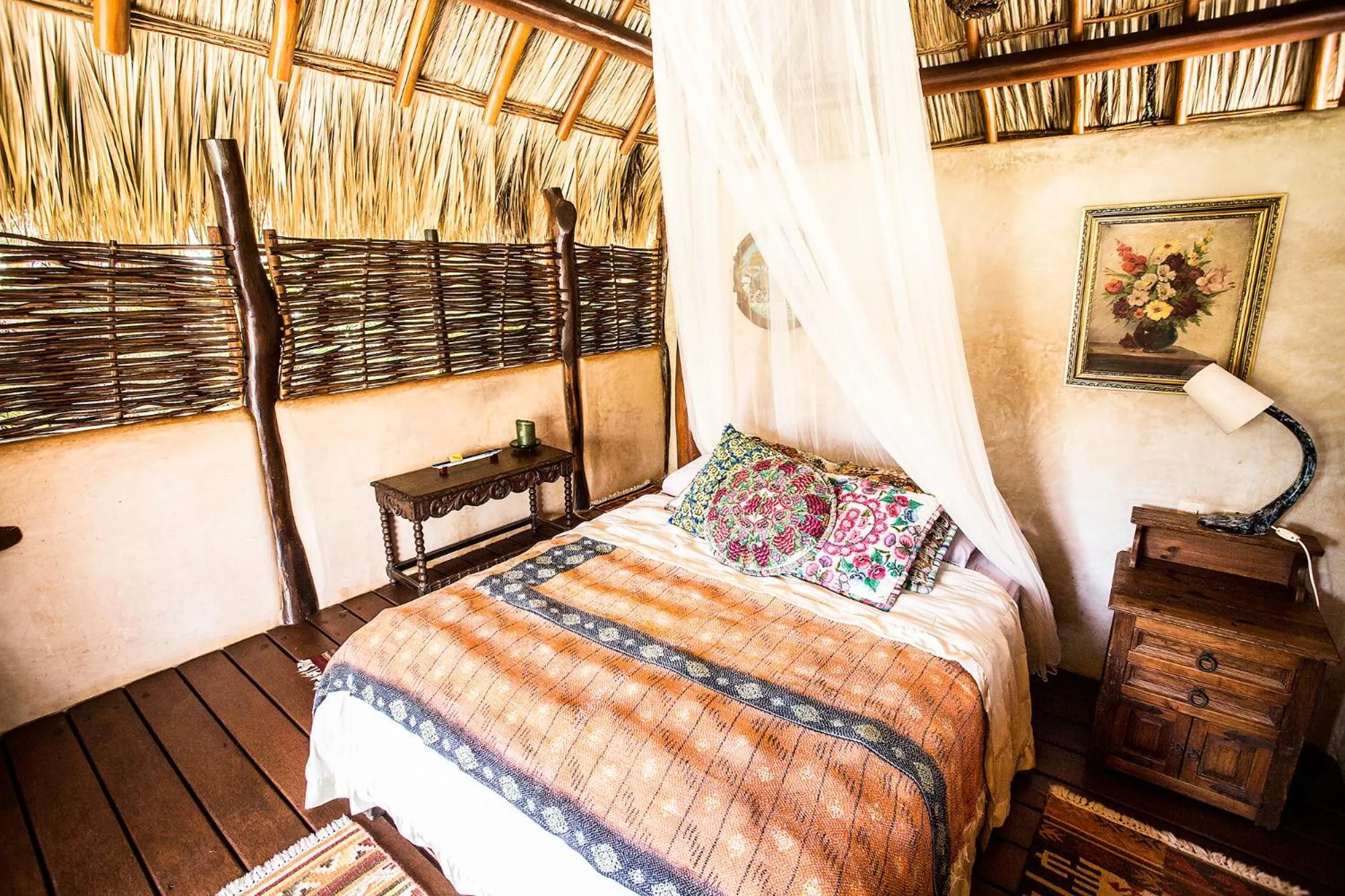 Bed in Present Moment Retreat