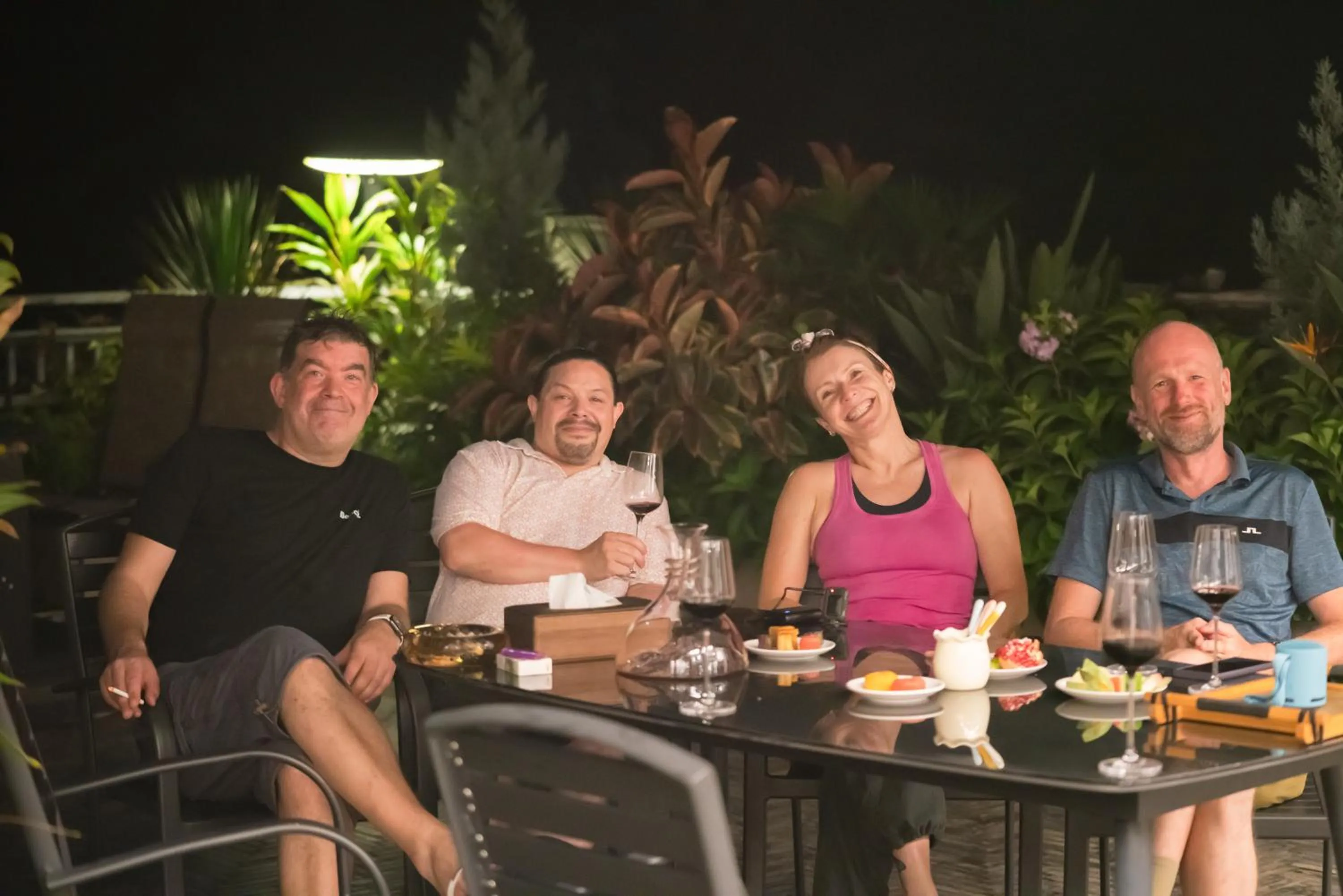 Balcony/Terrace in Yangshuo Mountain River Ballad Hotel - Free Yangshuo Train Station Pick Up and Drop Off