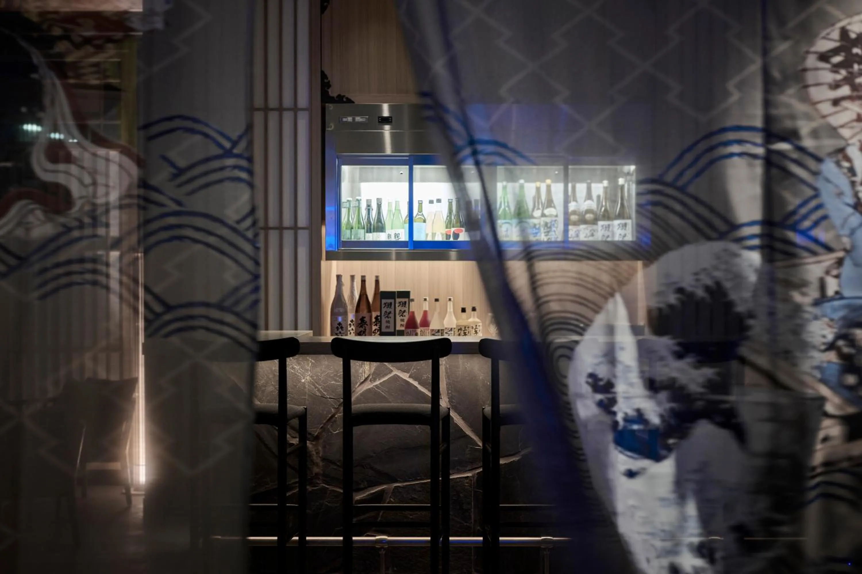 Lounge or bar in The Royal Park Canvas Ginza Corridor