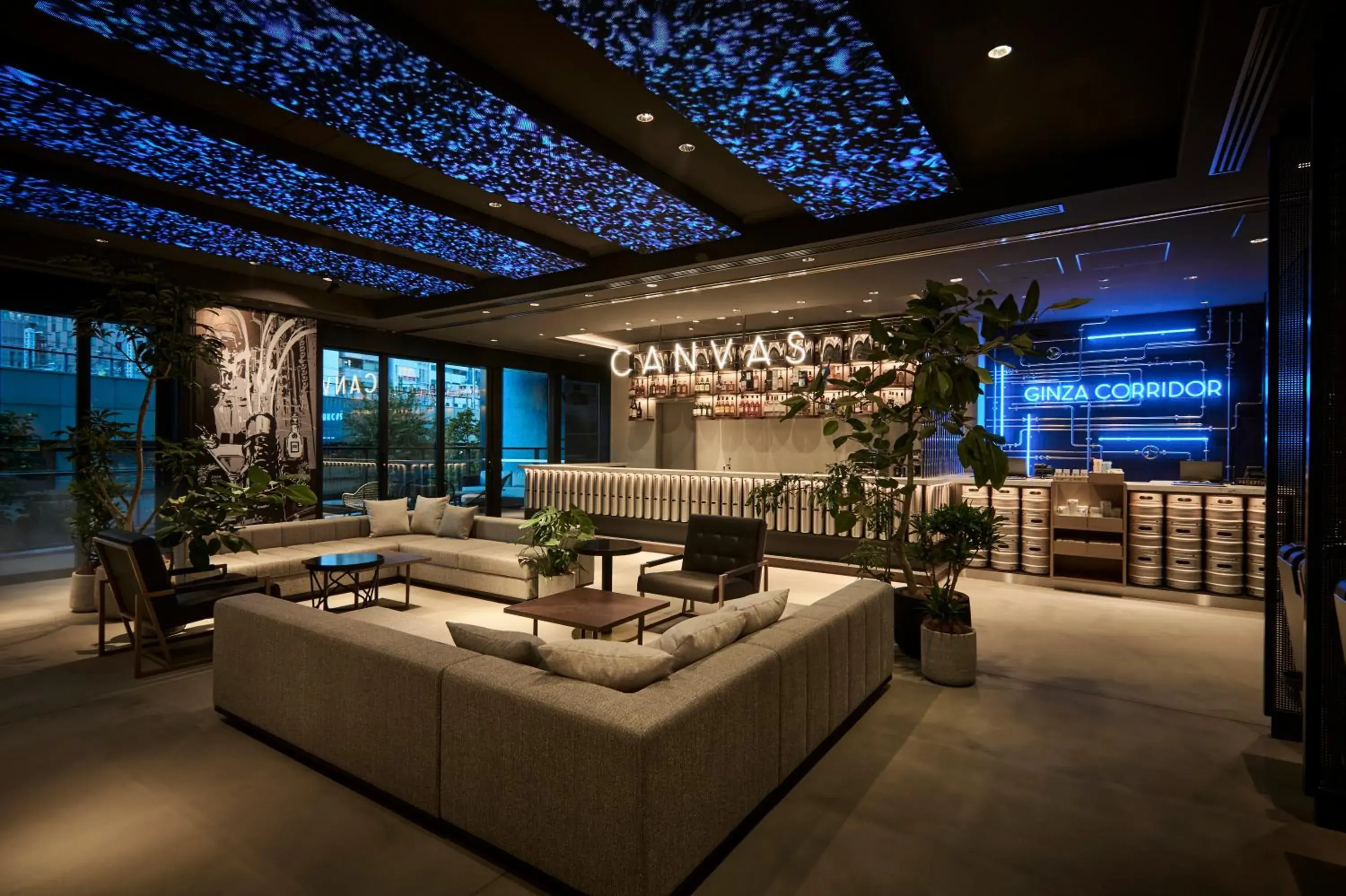 Lounge or bar in The Royal Park Canvas Ginza Corridor Lounge or bar in The Royal Park Canvas Ginza Corridor