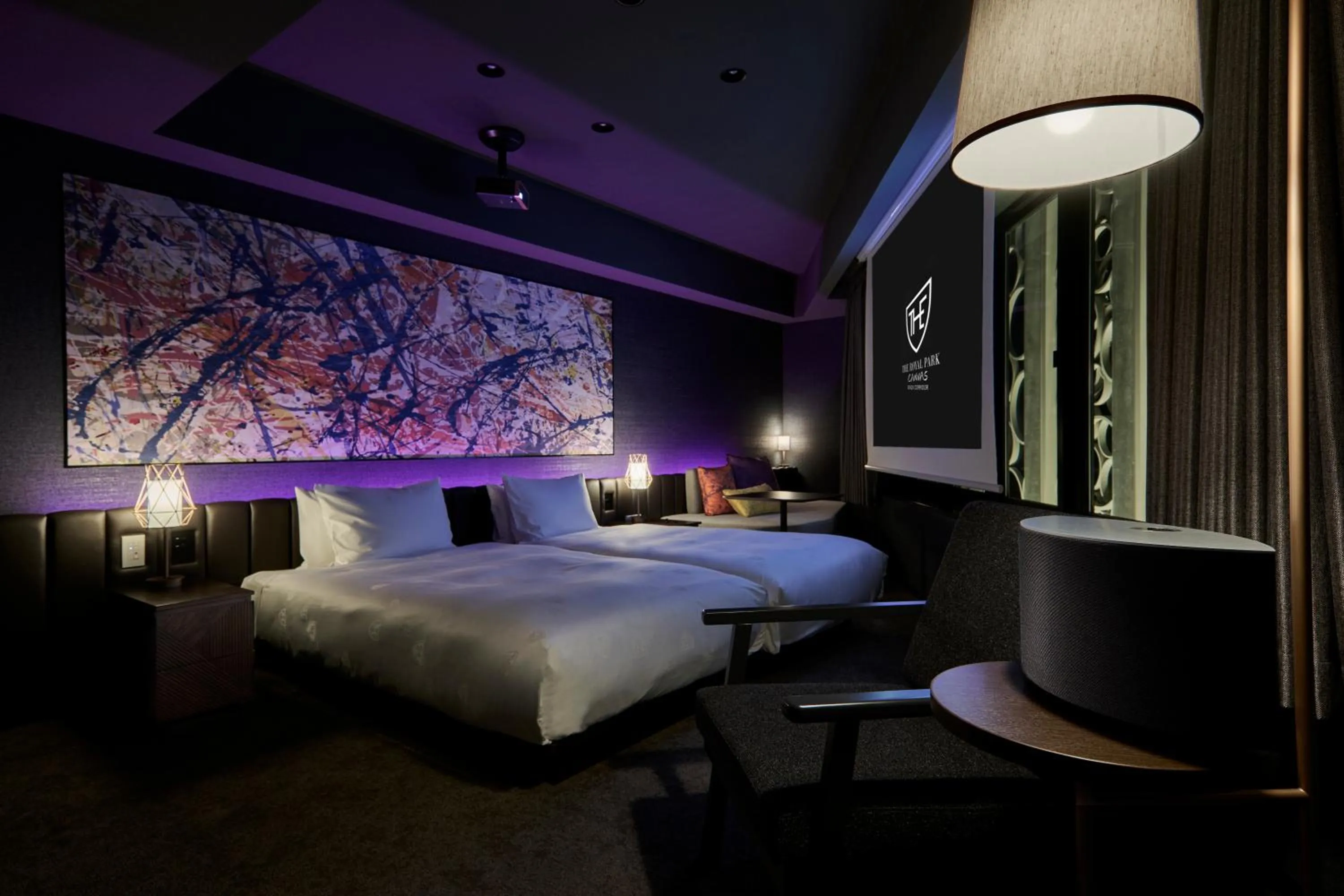 Bedroom, Bed in The Royal Park Canvas Ginza Corridor