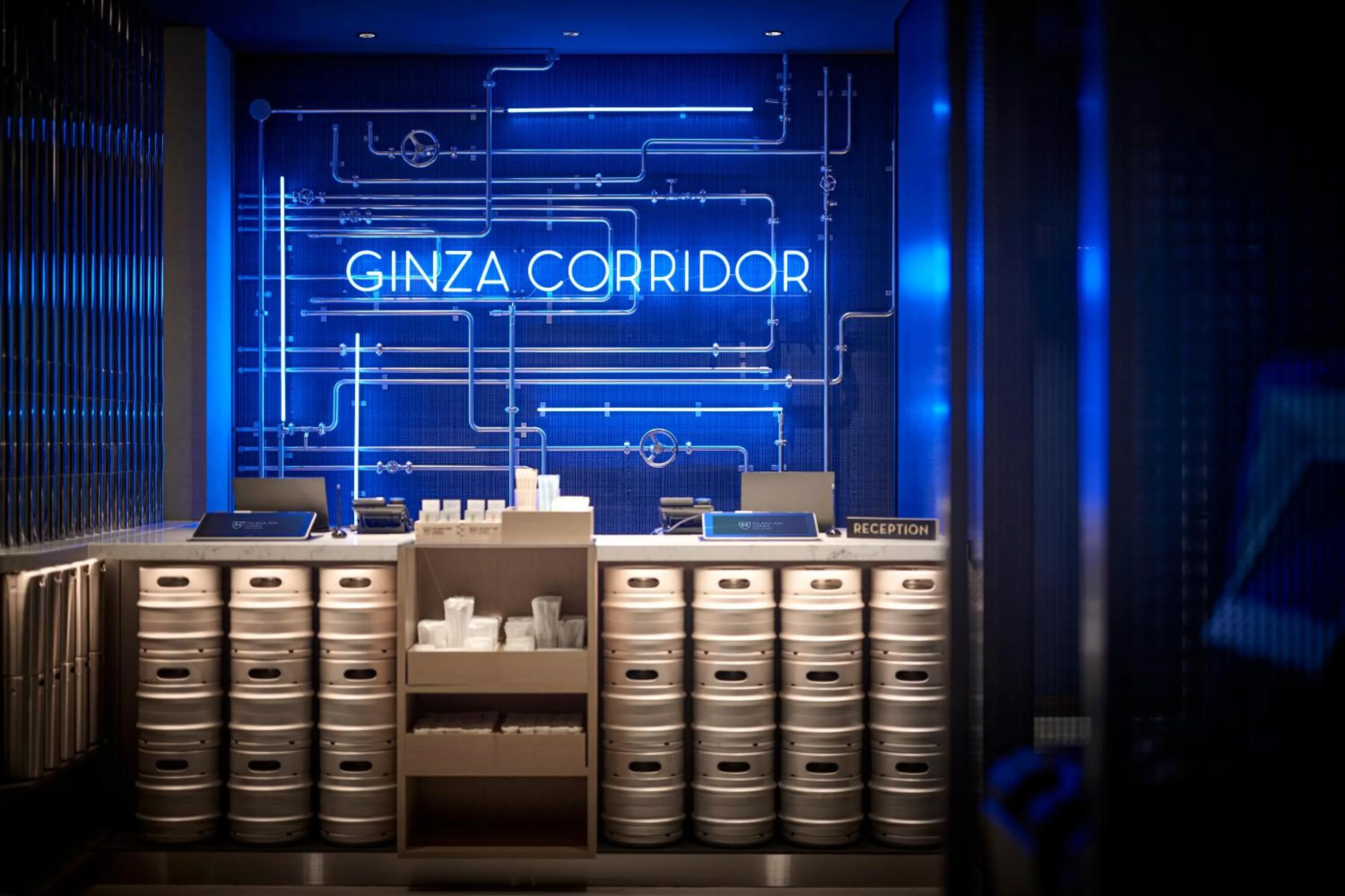 Lobby or reception in The Royal Park Canvas Ginza Corridor