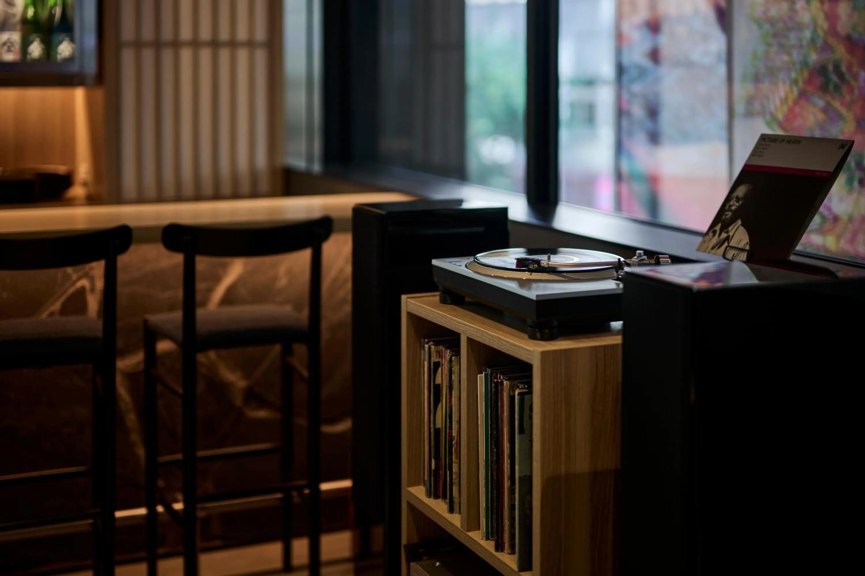 Lounge or bar in The Royal Park Canvas Ginza Corridor