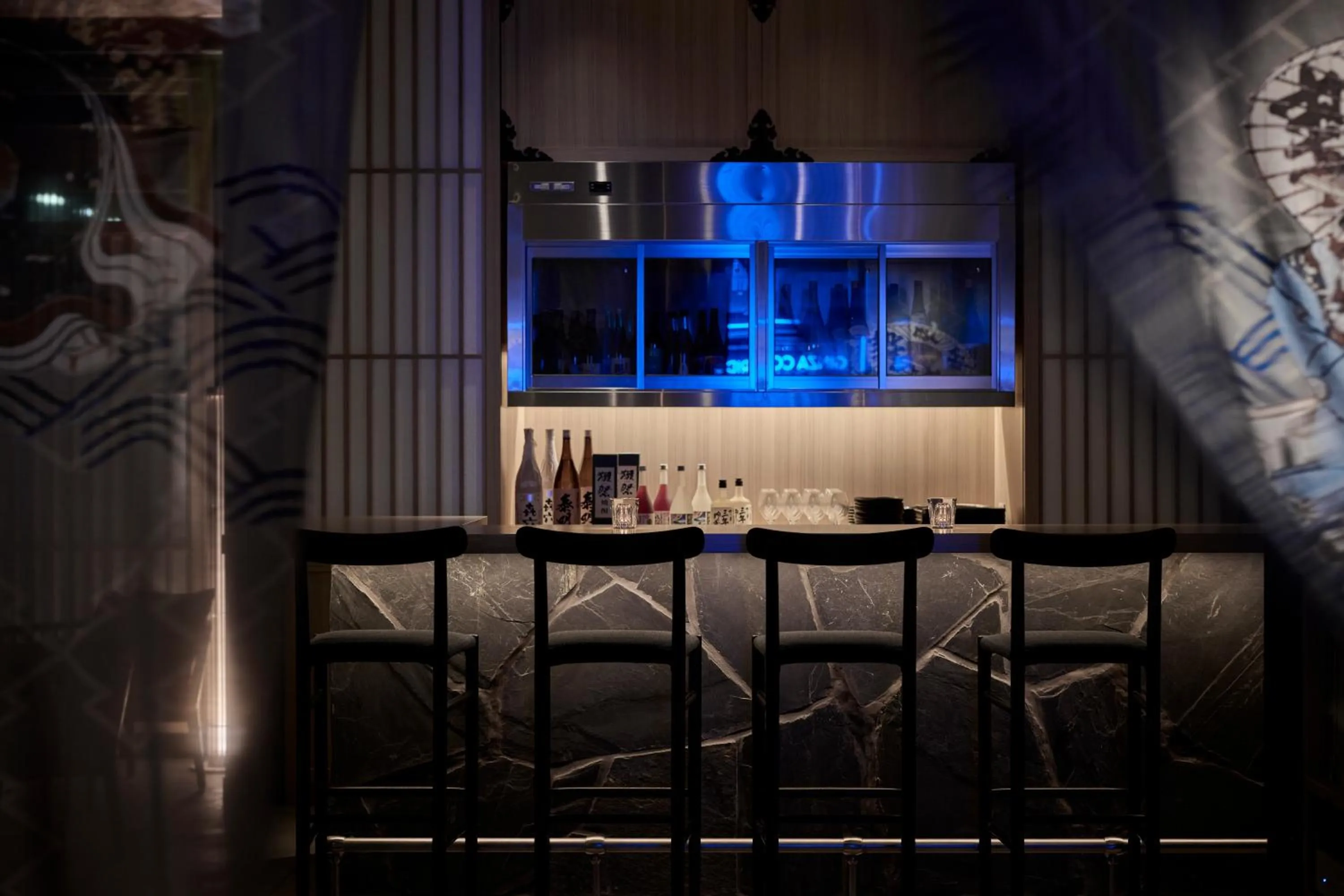 Lounge or bar in The Royal Park Canvas Ginza Corridor