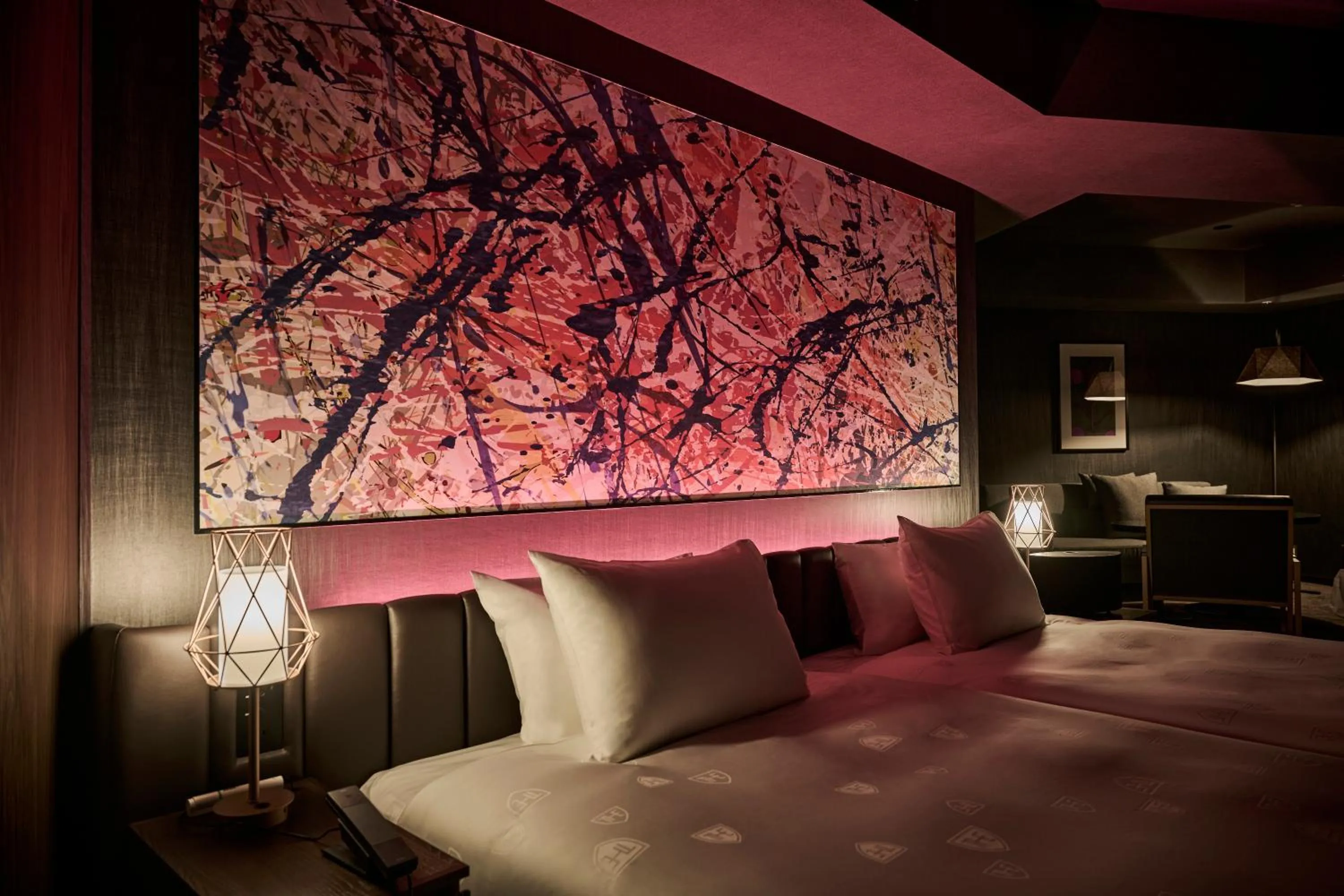 Bed in The Royal Park Canvas Ginza Corridor