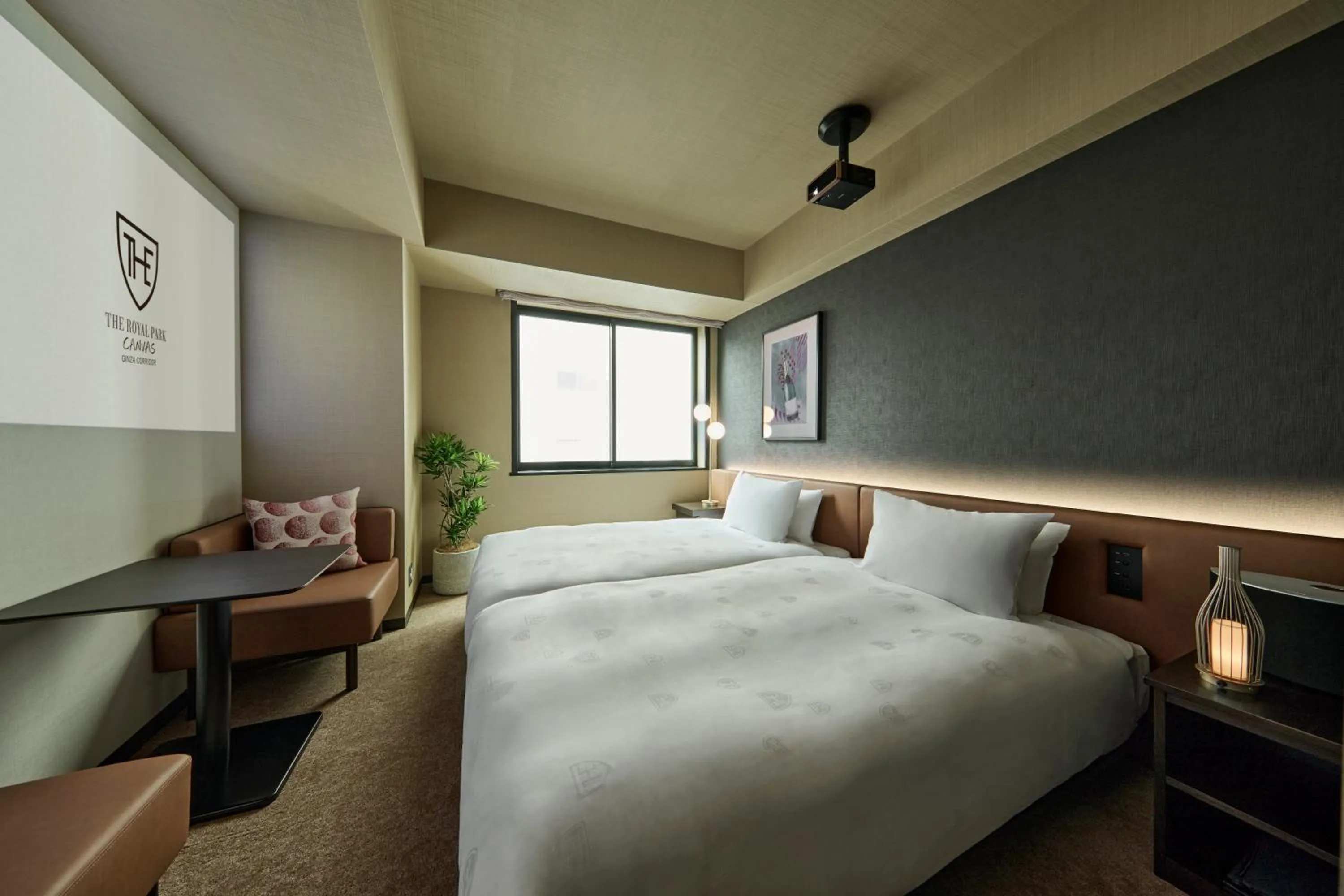 Bedroom, Bed in The Royal Park Canvas Ginza Corridor