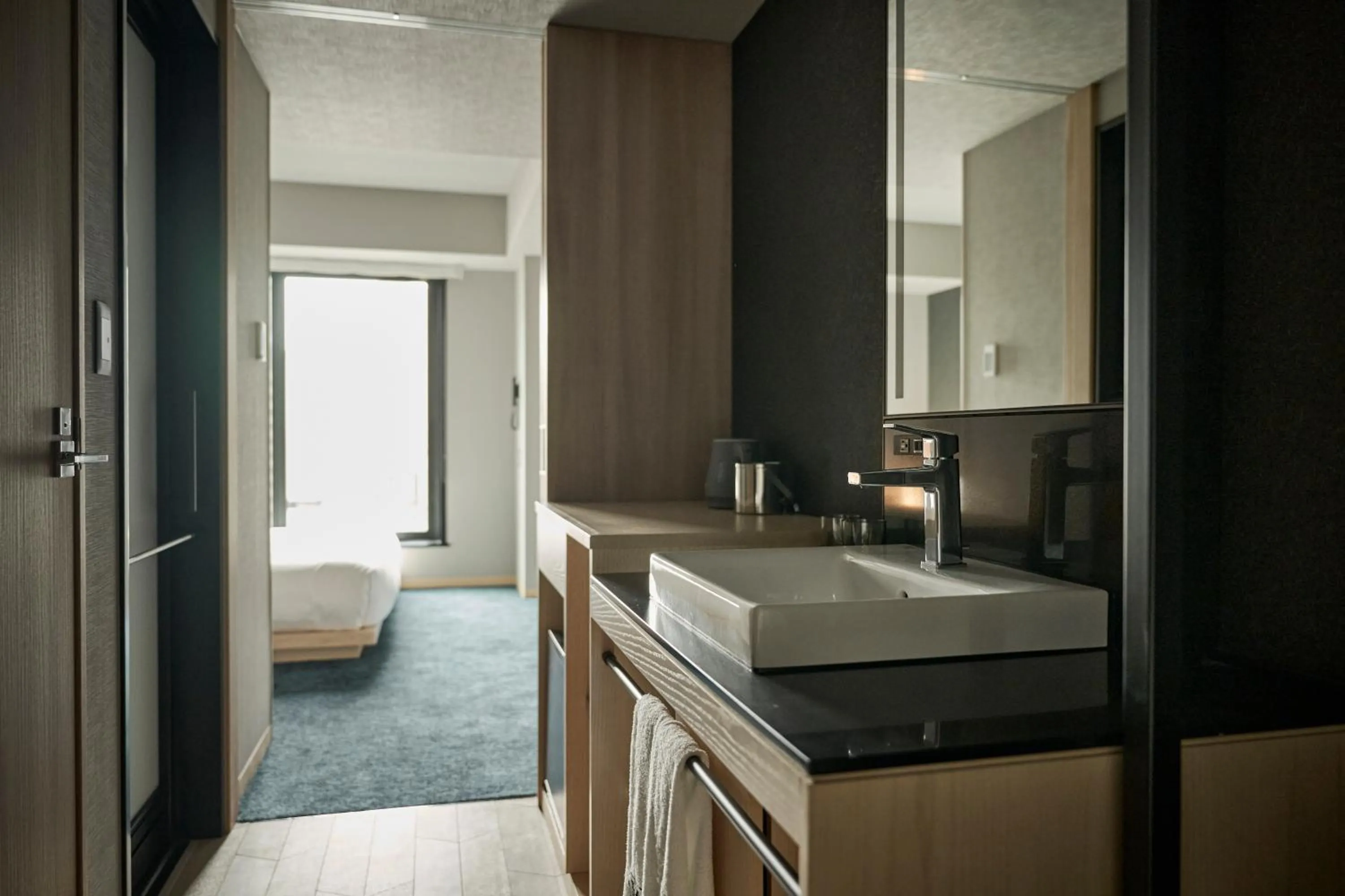 Photo of the whole room, Bed in The Royal Park Canvas Ginza Corridor