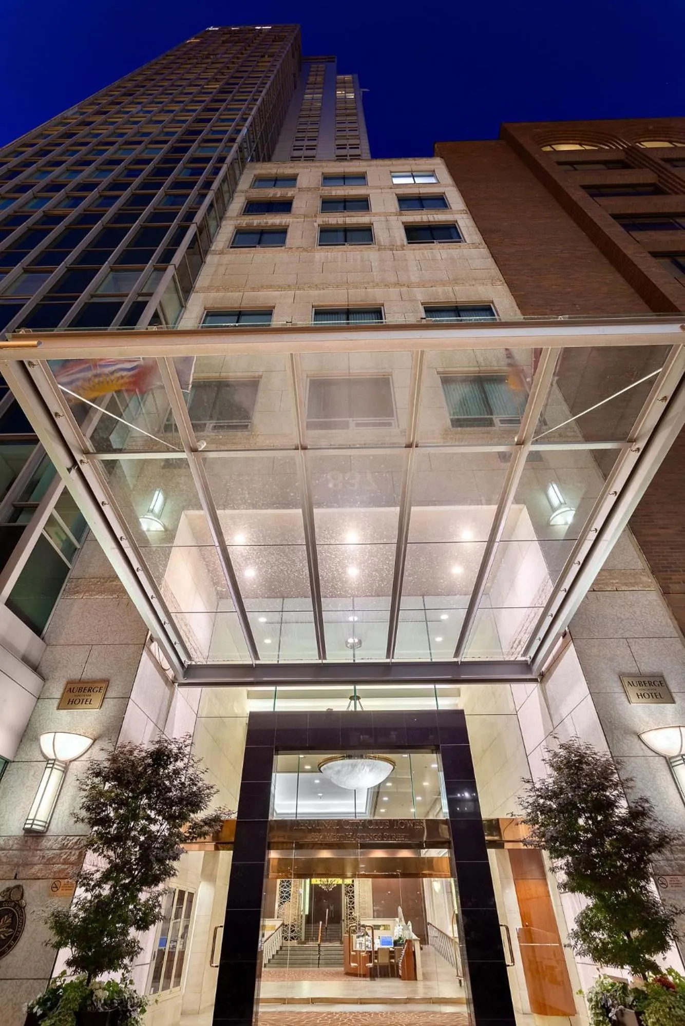 Property building in Auberge Vancouver Hotel