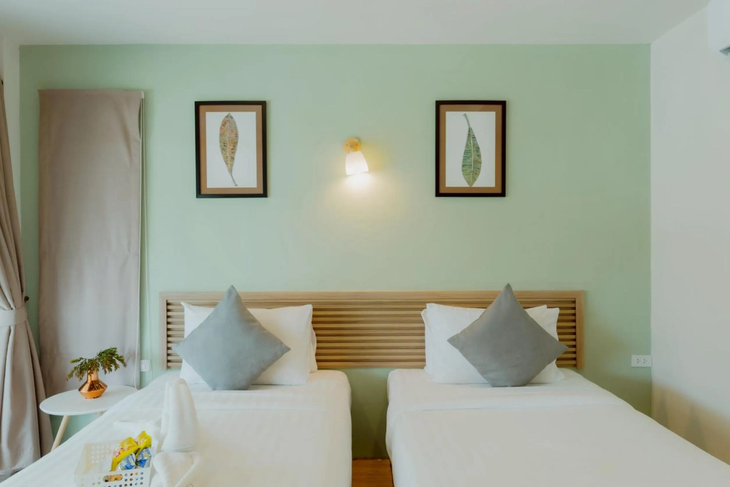 Bed in Samet Lucky Resort