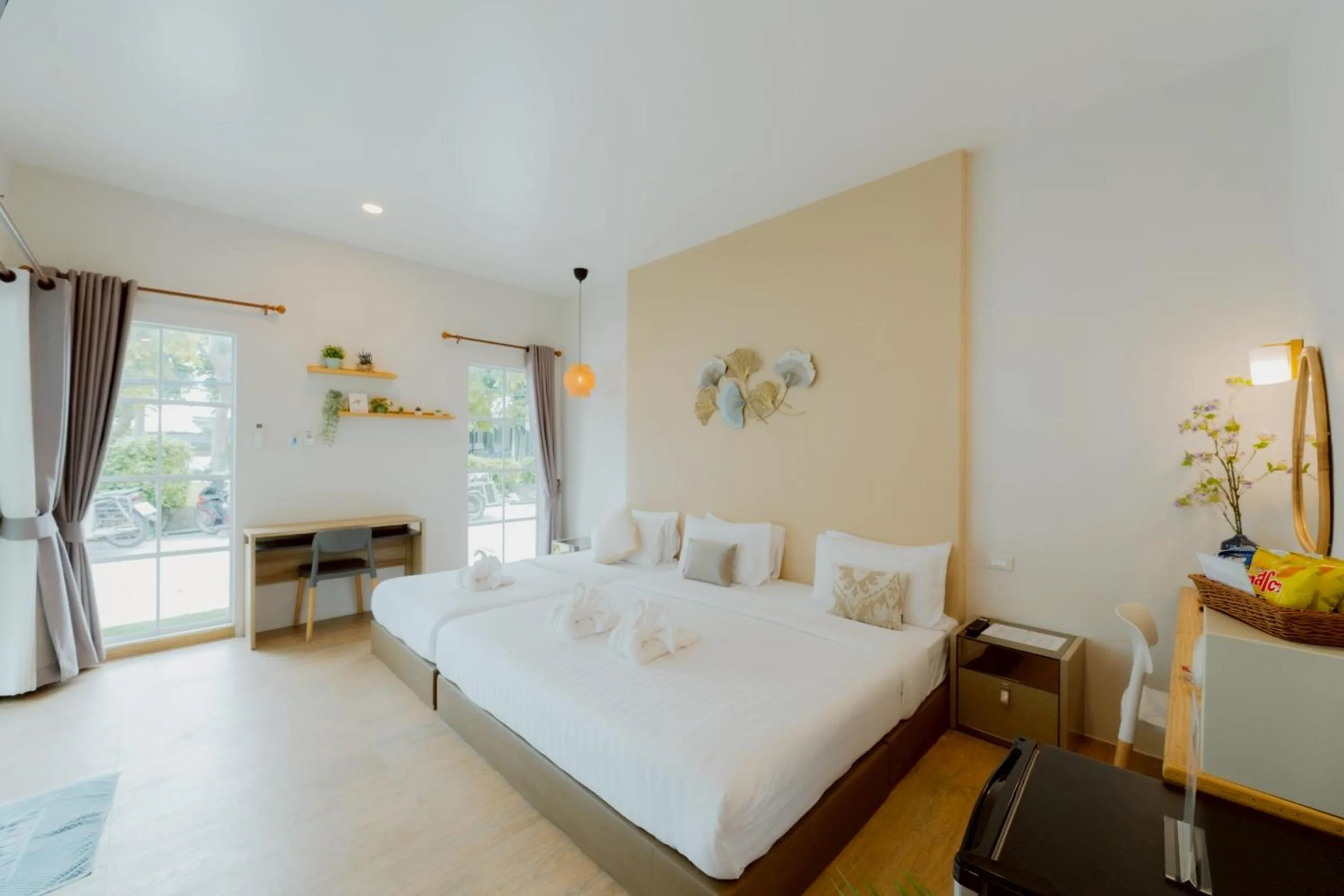 Bed in Samet Lucky Resort