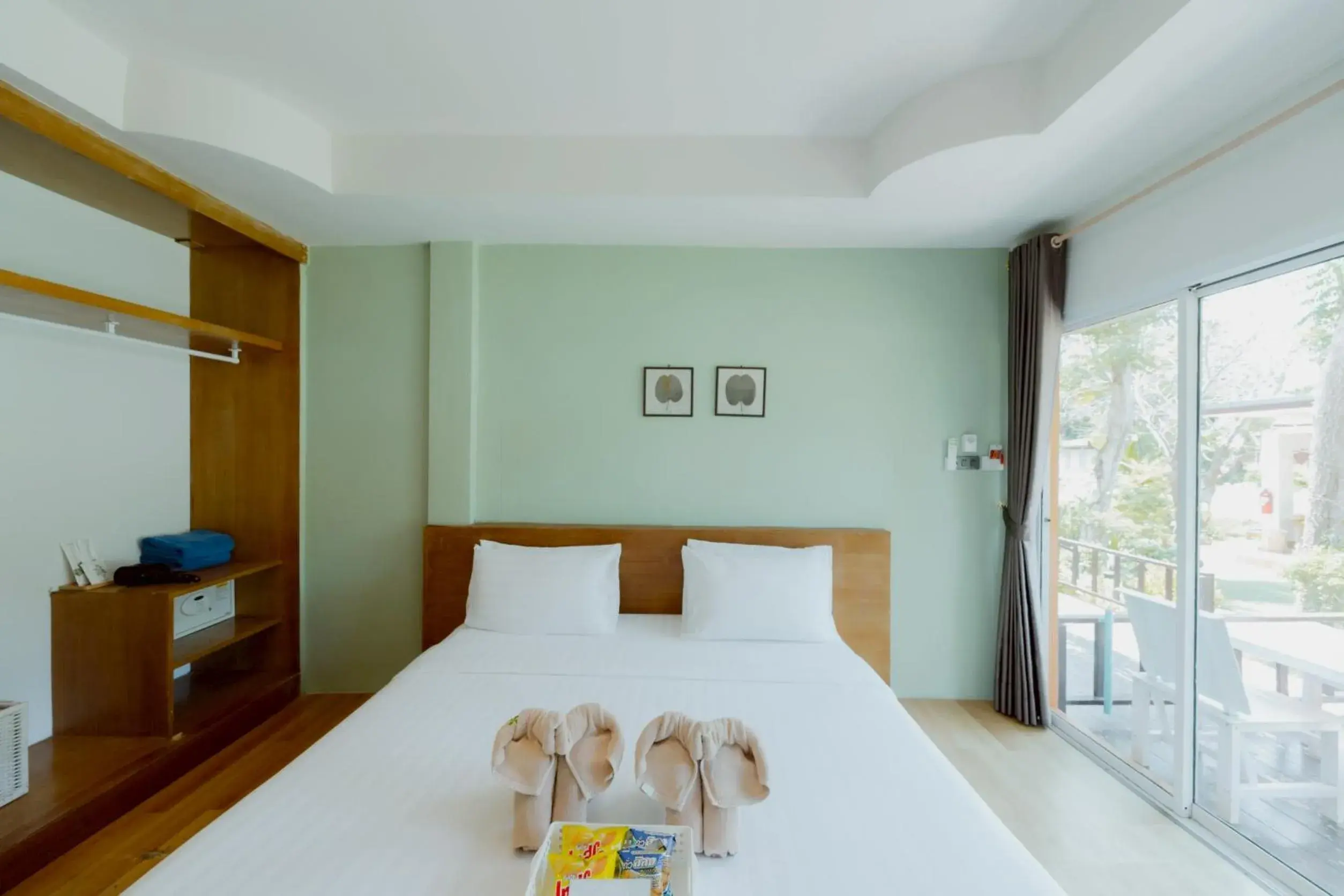 Bed in Samet Lucky Resort Bed in Samet Lucky Resort