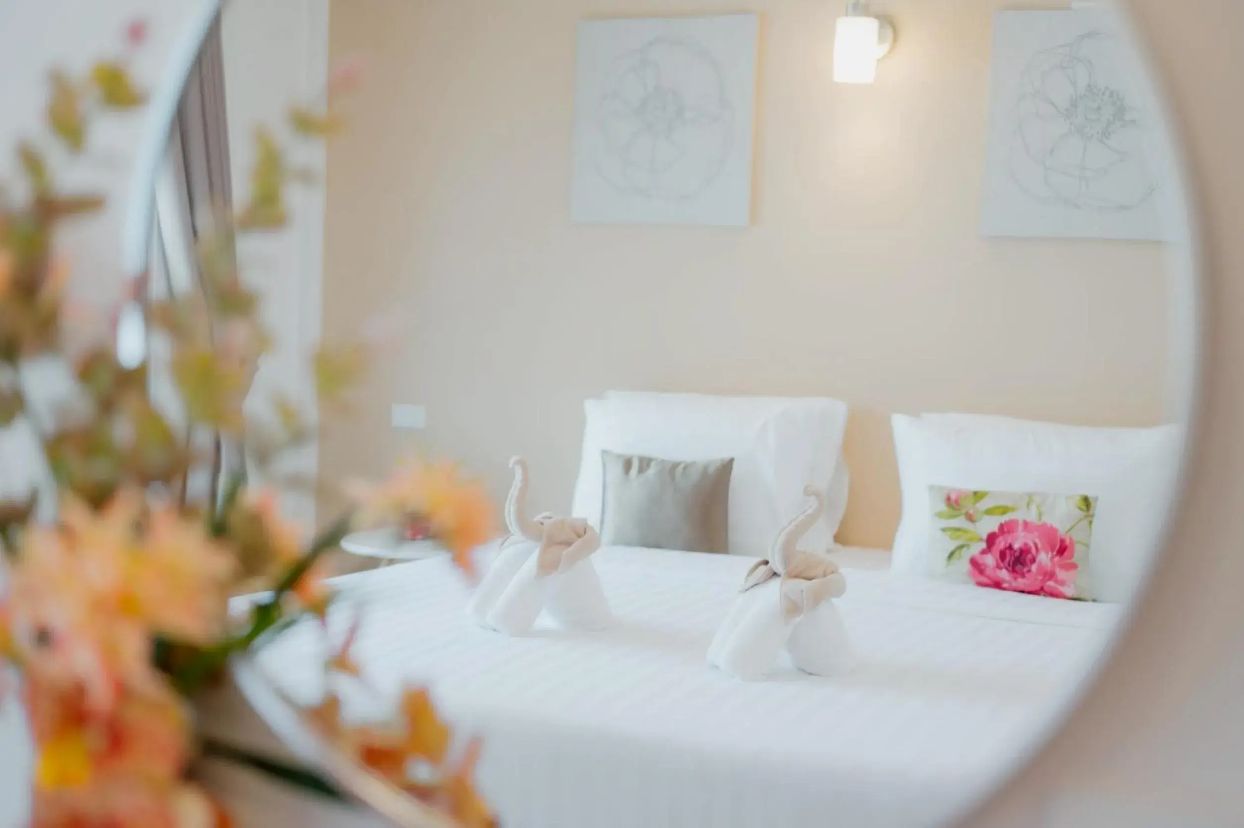 Bed in Samet Lucky Resort Bed in Samet Lucky Resort