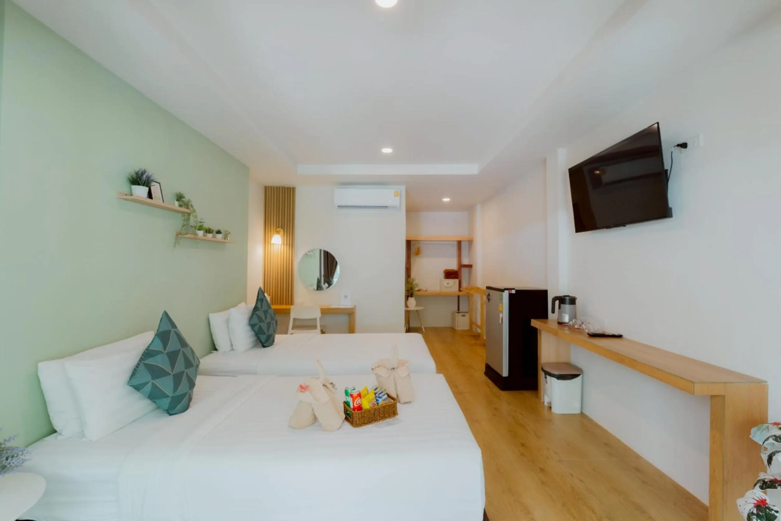 Bed in Samet Lucky Resort