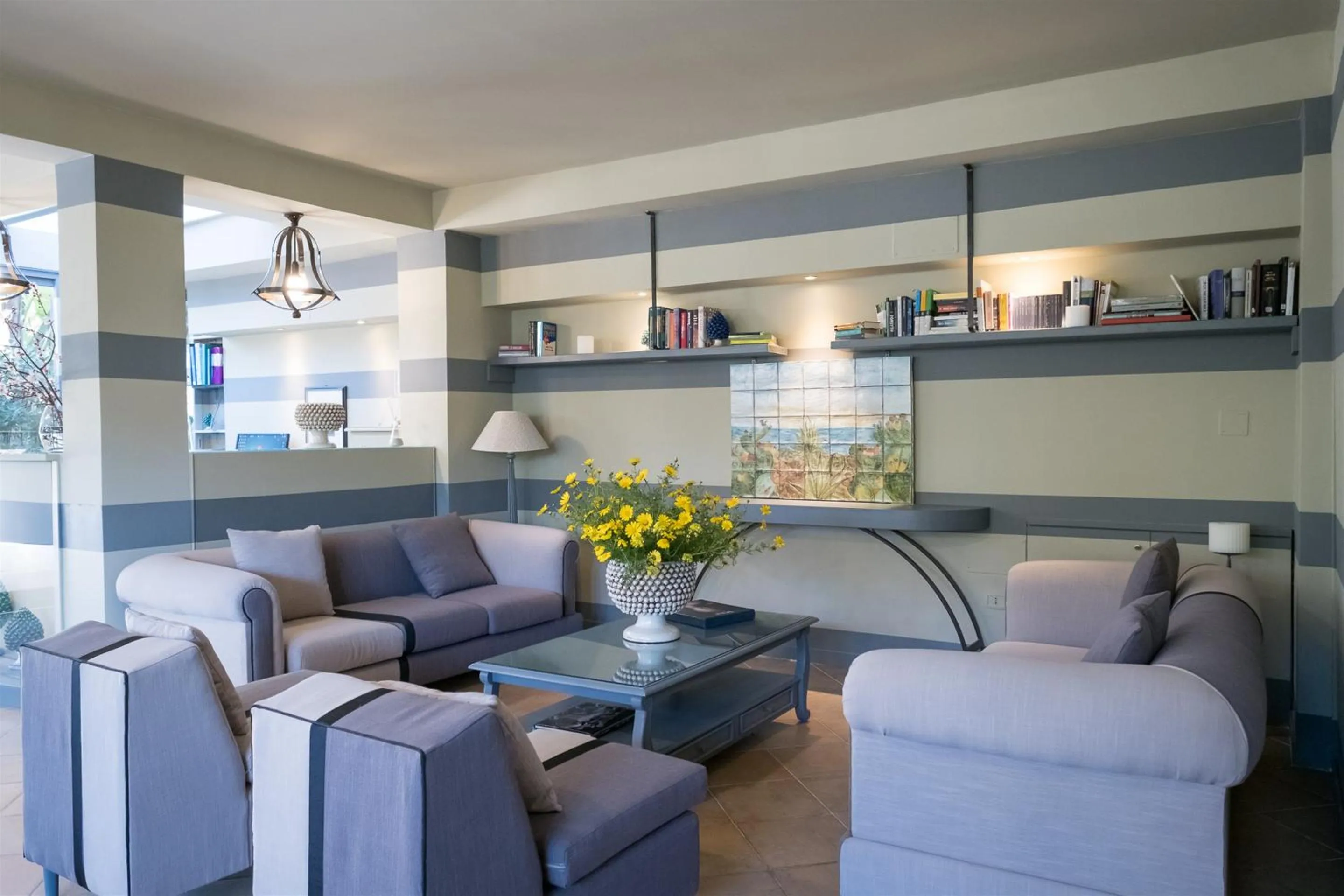 Lobby or reception in Hotel Villamare