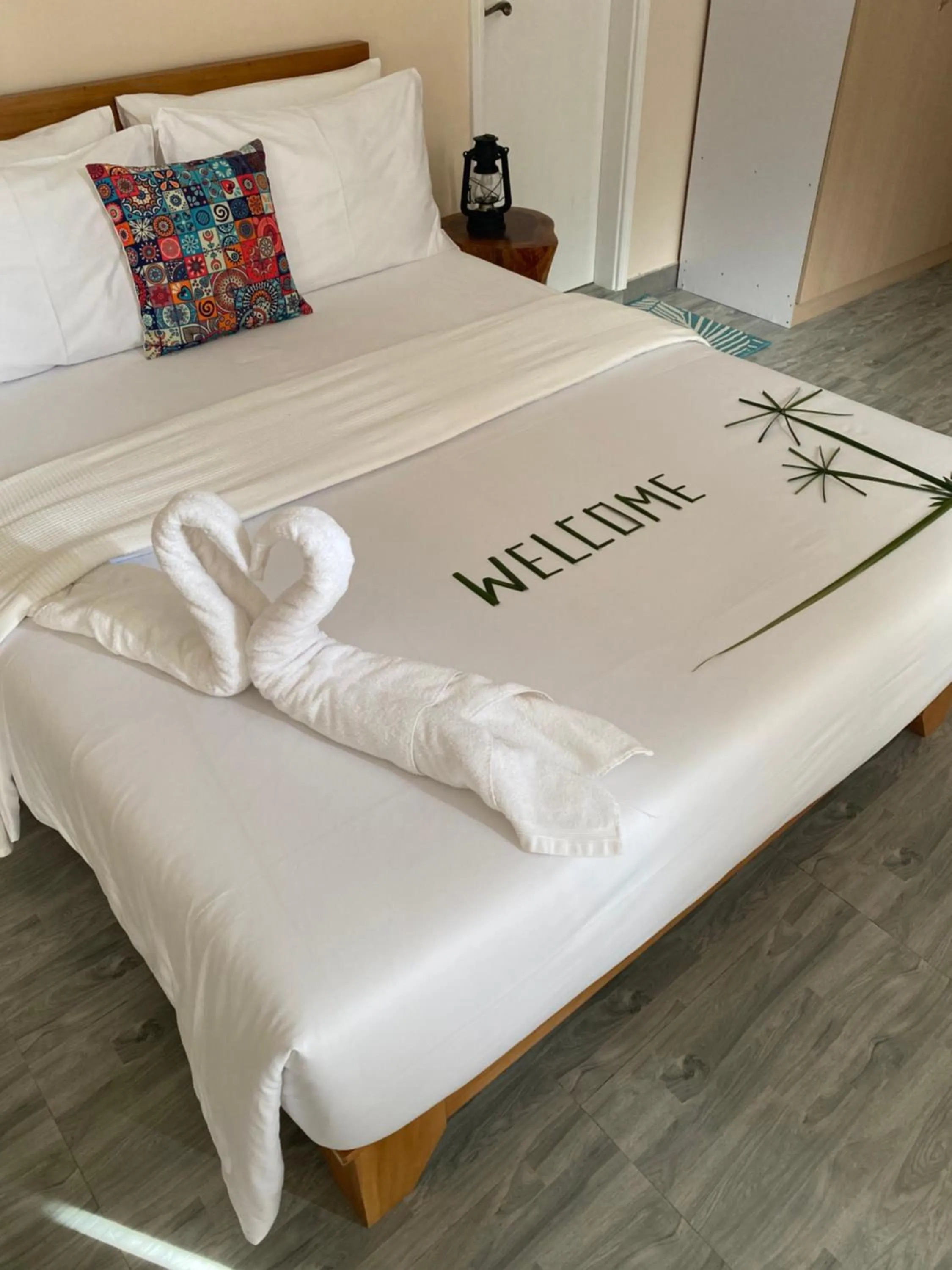 Bed in Lea Spa Hotel